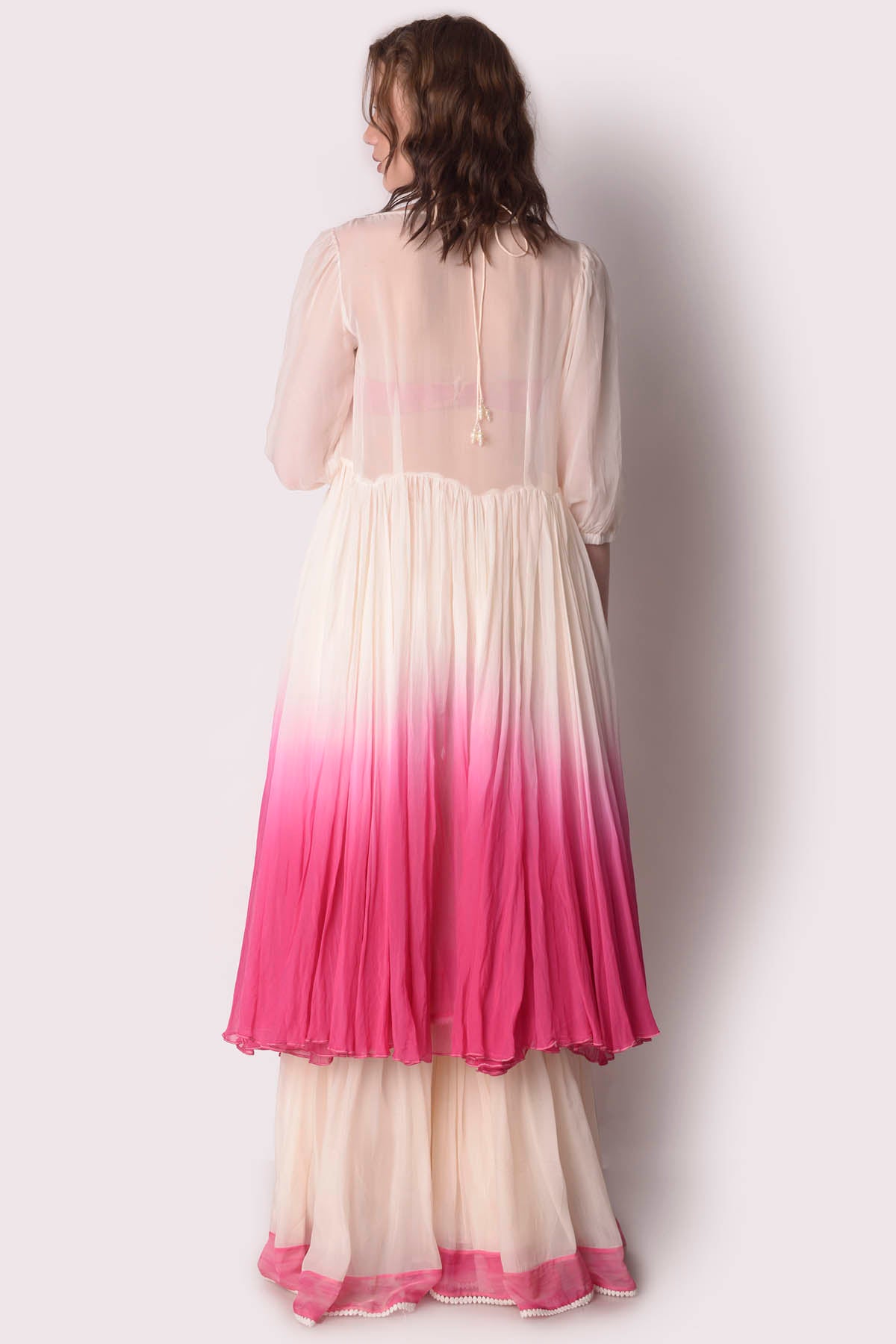 Ombre Tie-Dye Jacket Set