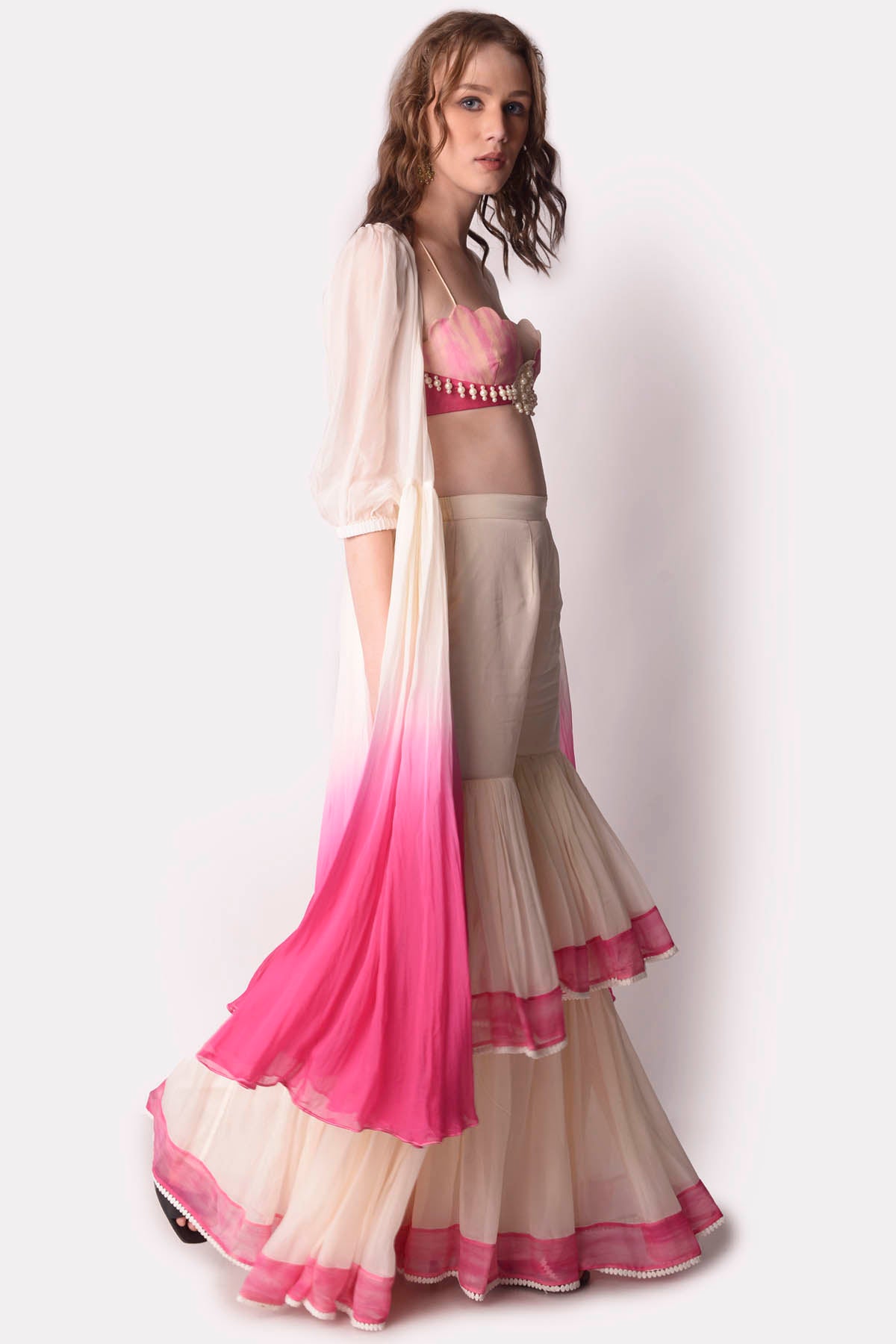 Ombre Tie-Dye Jacket Set