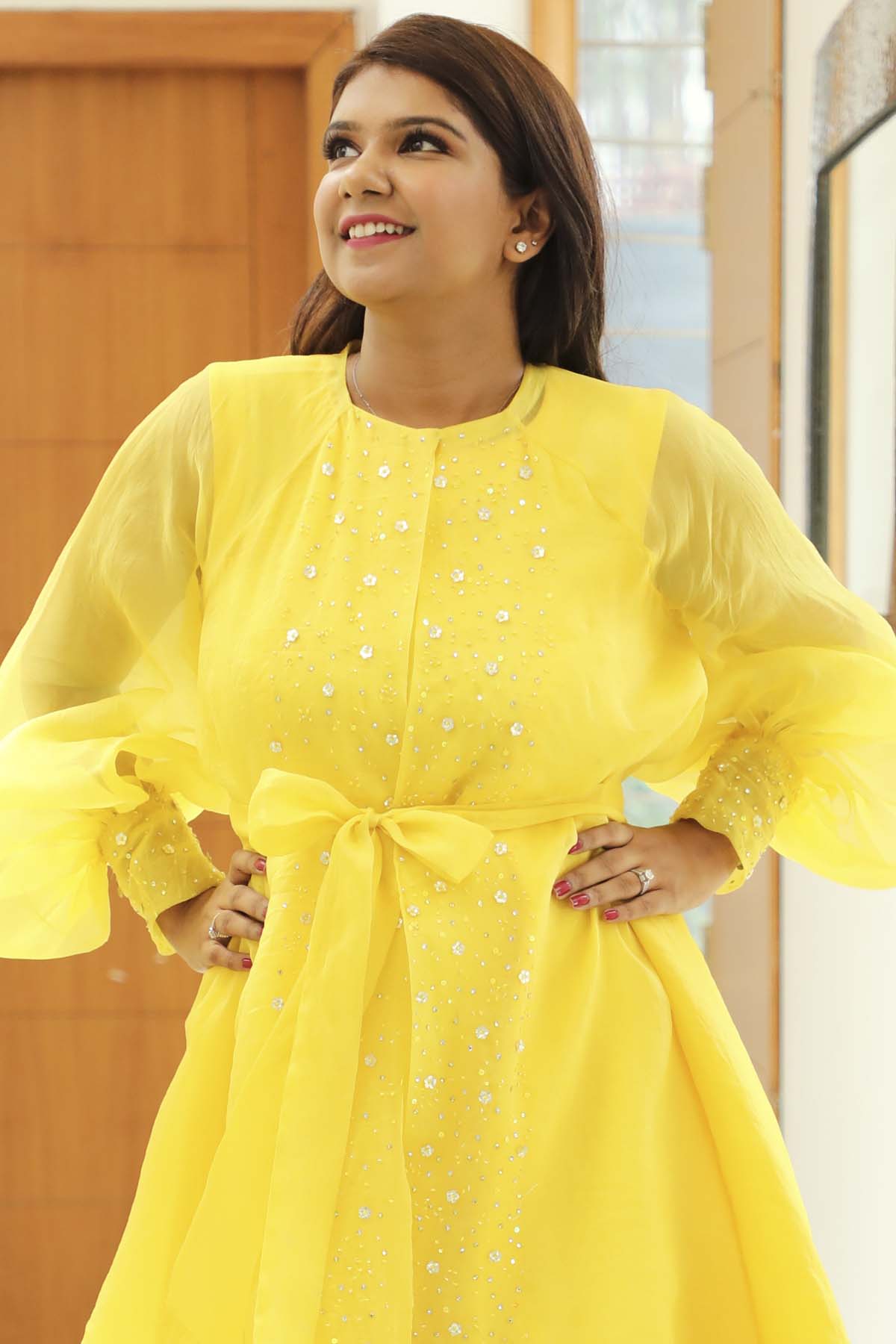 Organza Silk Balloon Dress