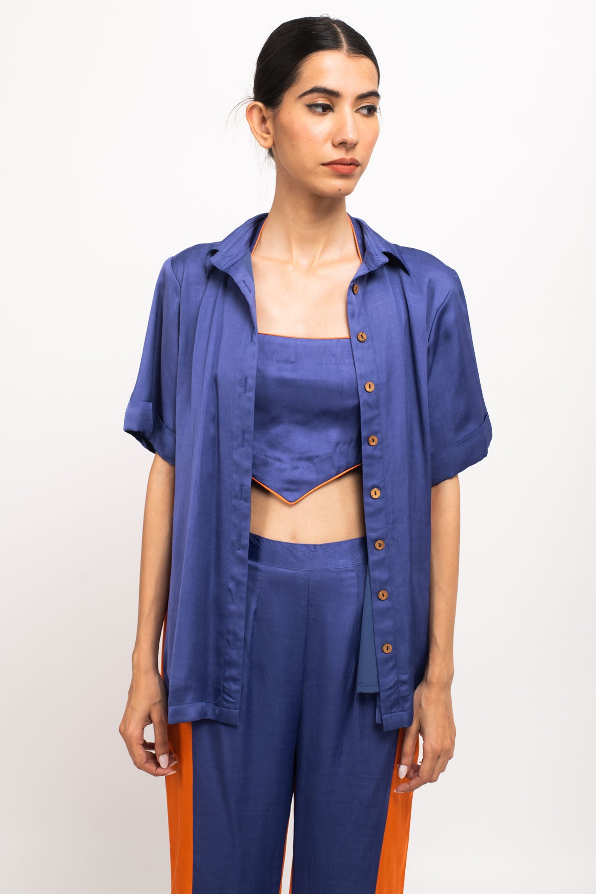 Panelled Three Piece Co-ord Set