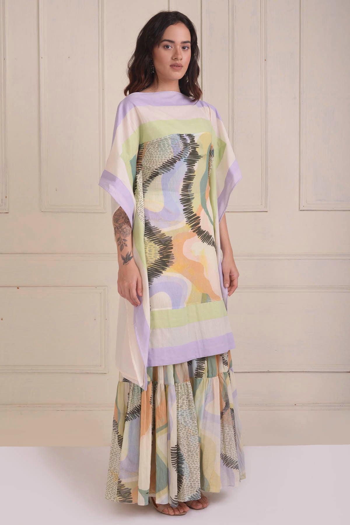 Patchwork Scarf Tunic & Sharara