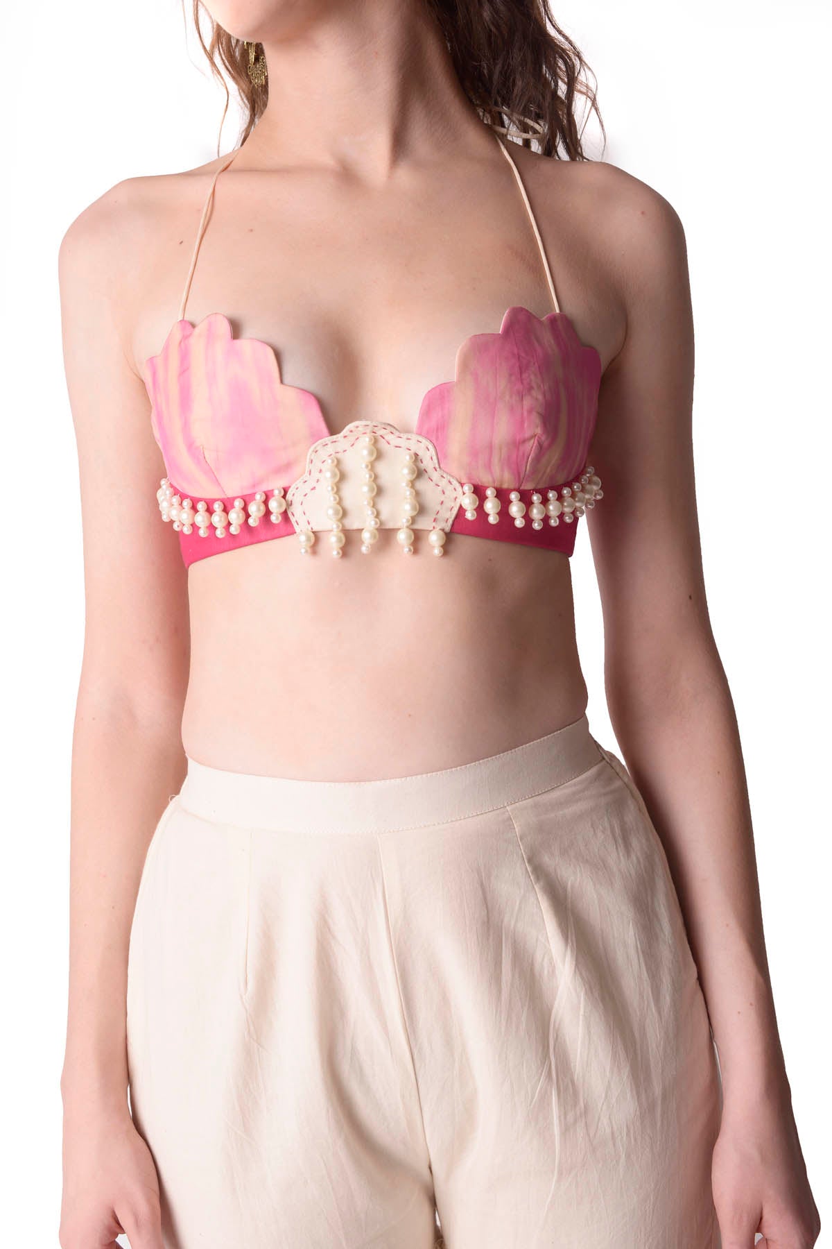 Patchwork Tie-Dye Sharara Set