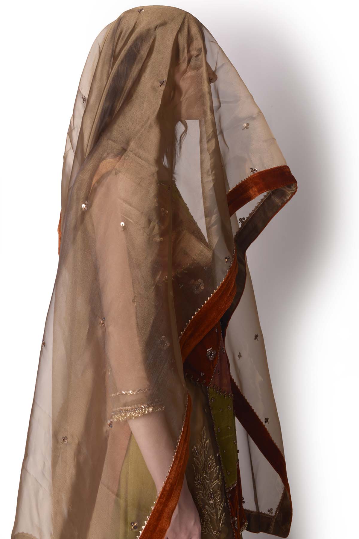 Multicolor Patchwork Kurta Set