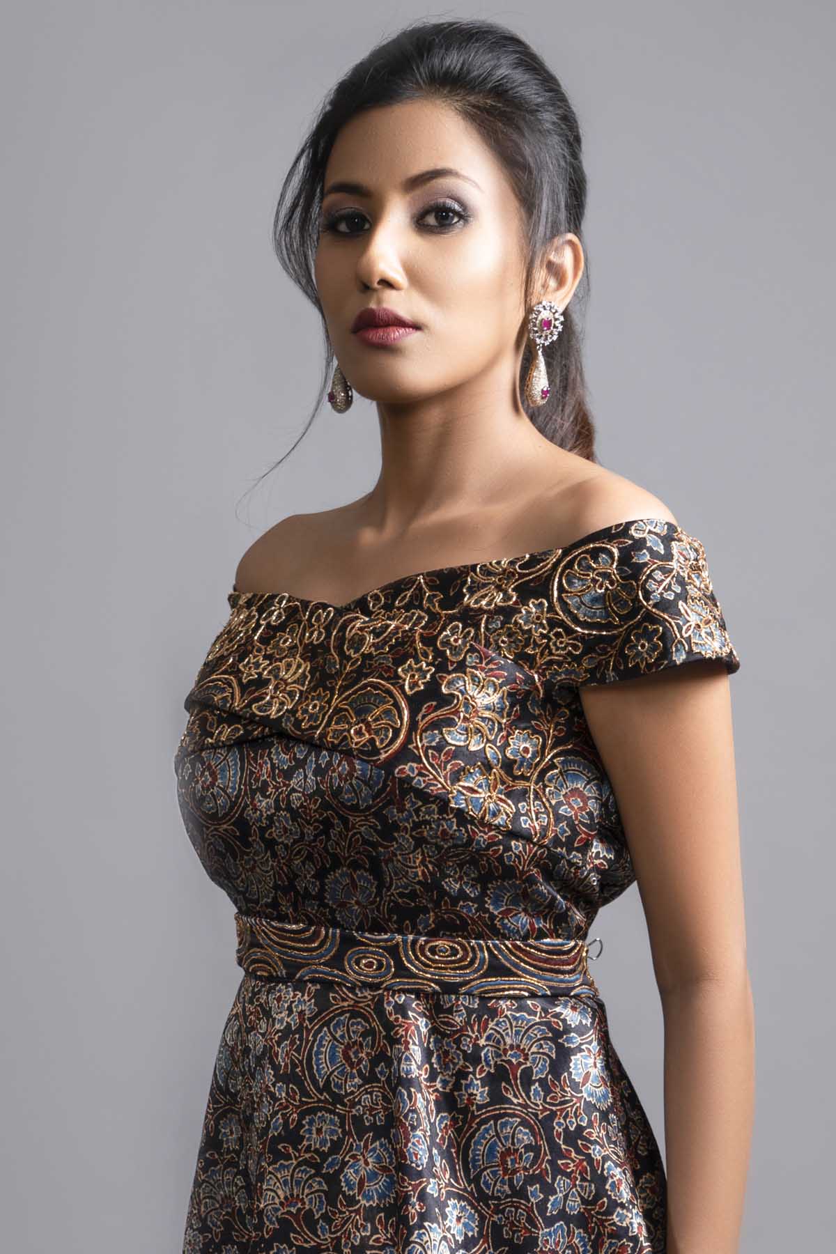 Peplum Tunic & Dhoti Set