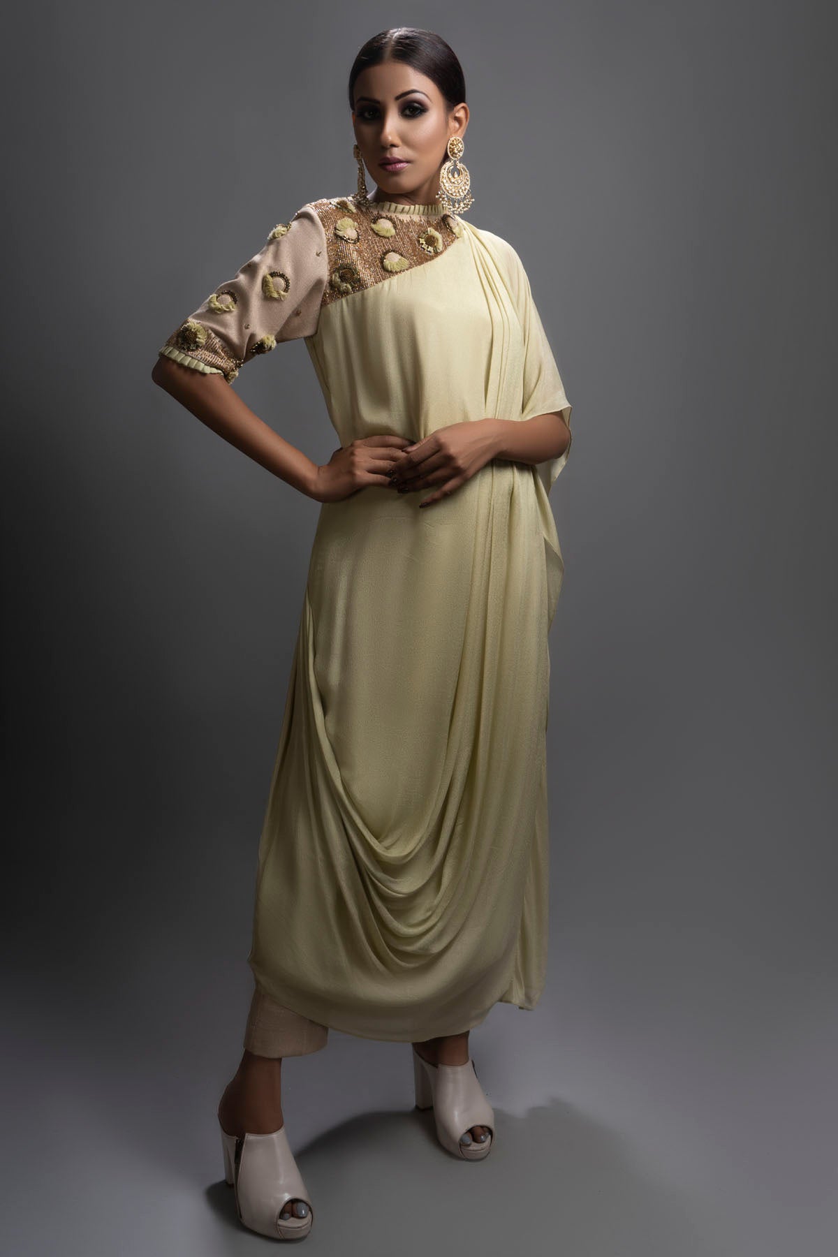 Pipe Work Embellished Tunic Set