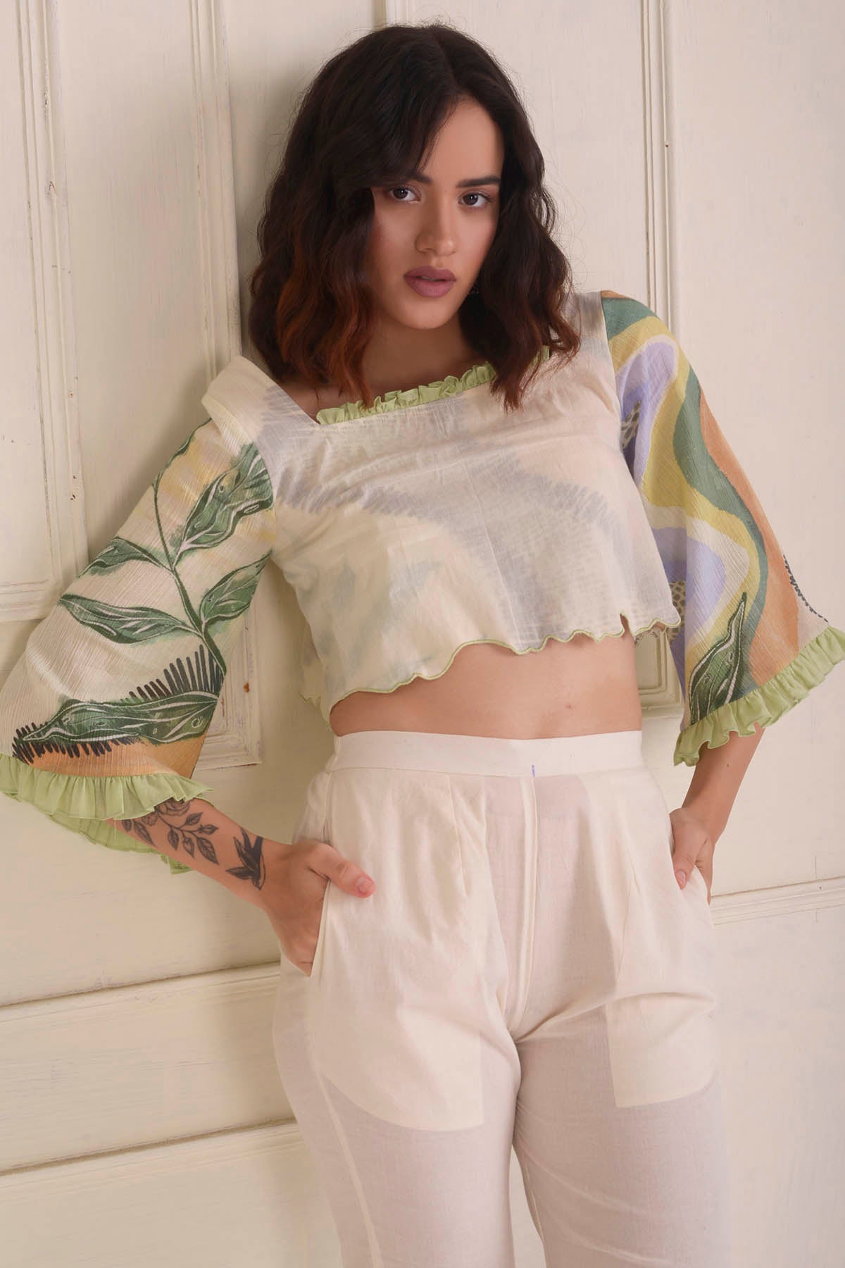 Printed A-line Co-ord Set