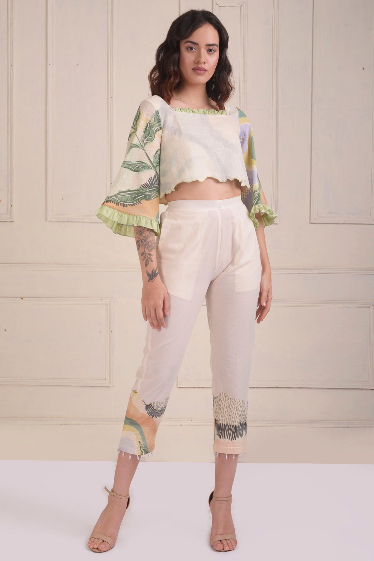 Printed A-line Co-ord Set