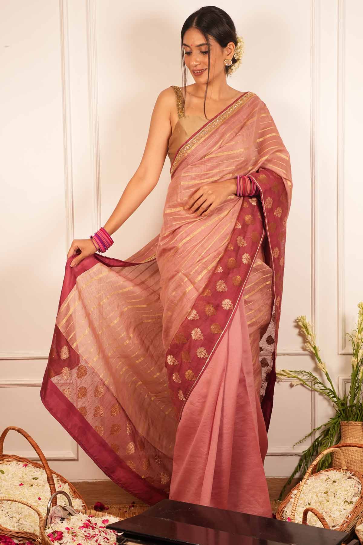 Pure Silk Border Saree