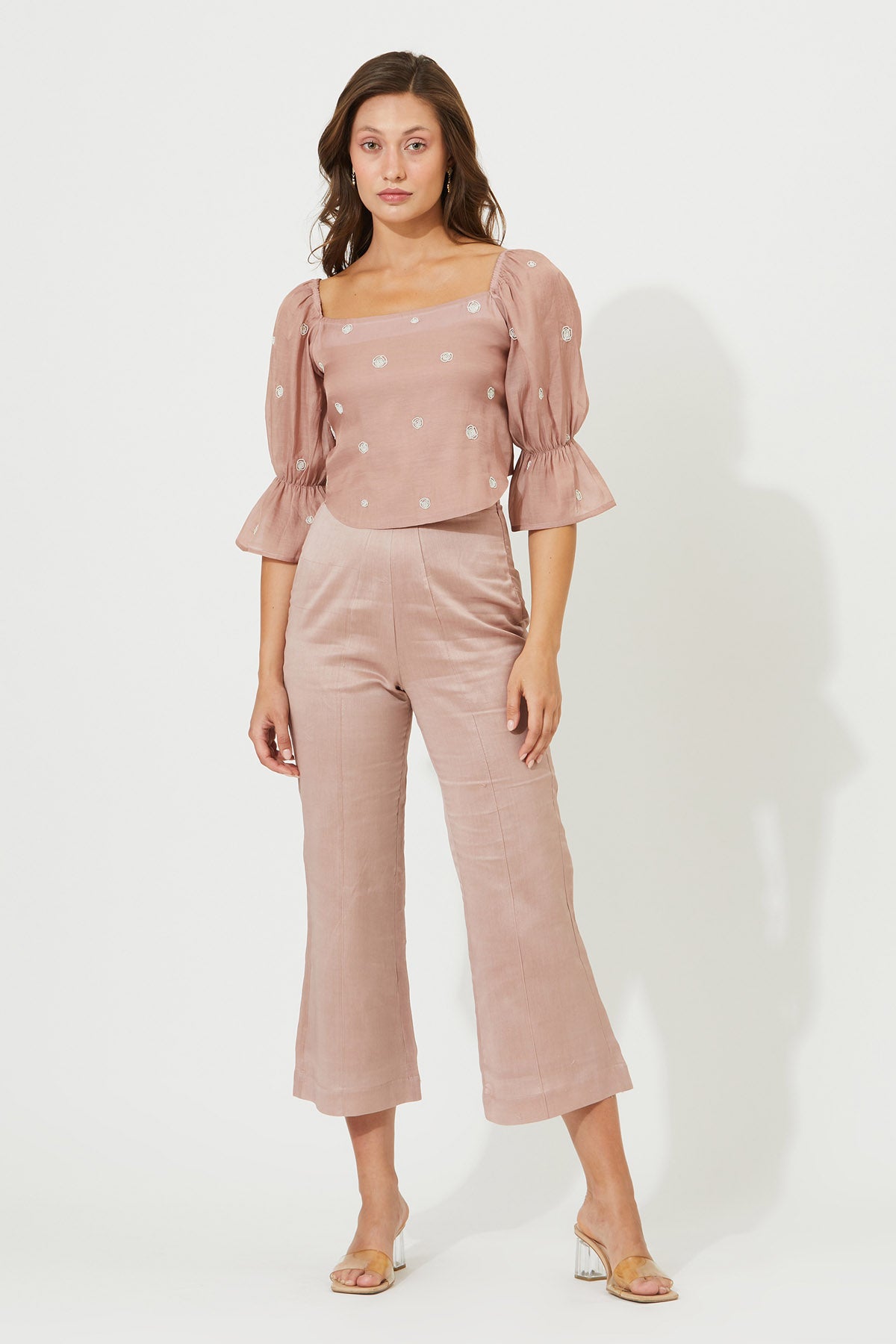 Buy Designer Meadow Purple Pink Blossoming Top for Women at ScrollnShops