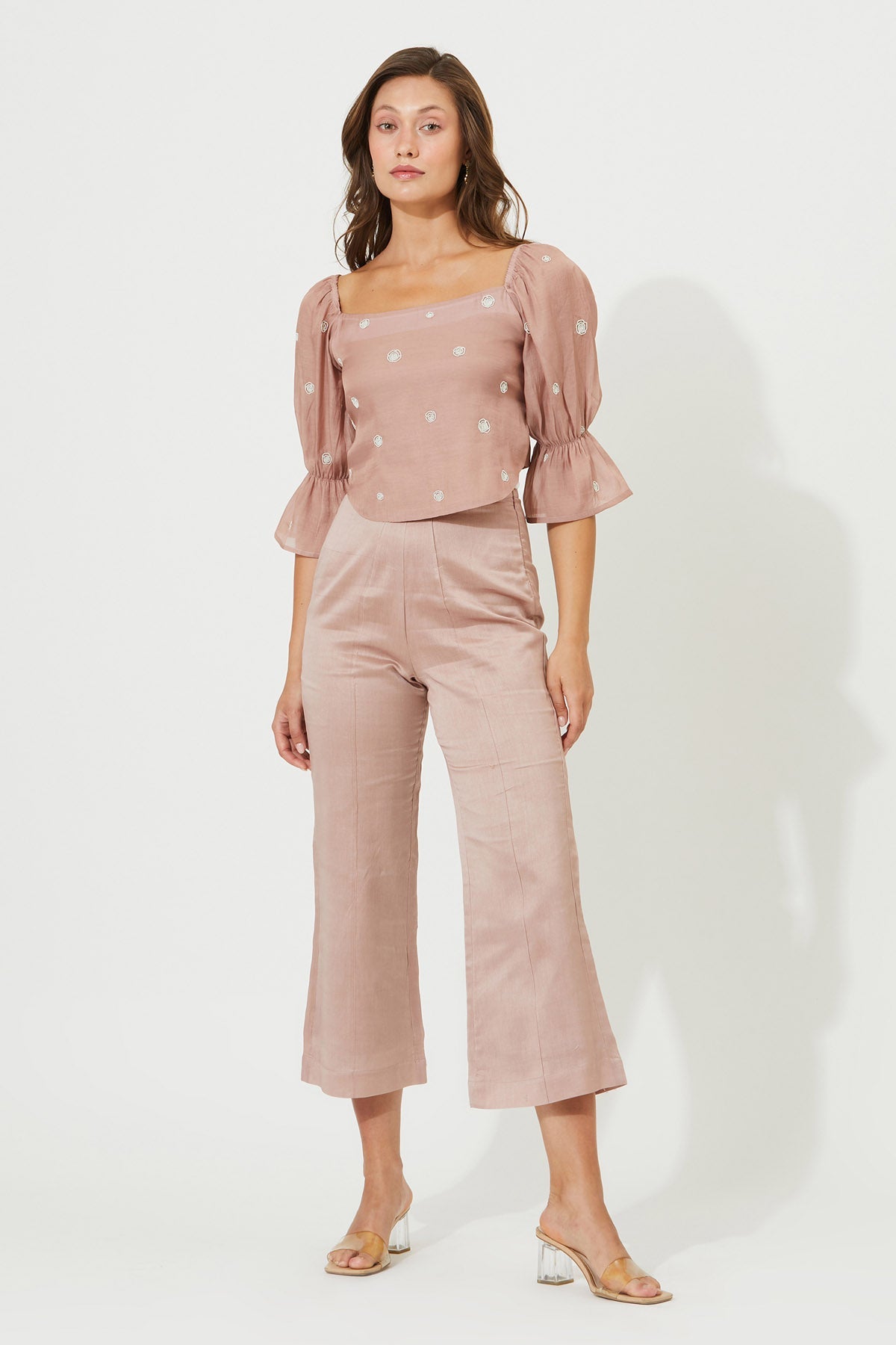 Buy Designer Meadow Purple Pink Flowery Co-ord Set for Women at ScrollnShops