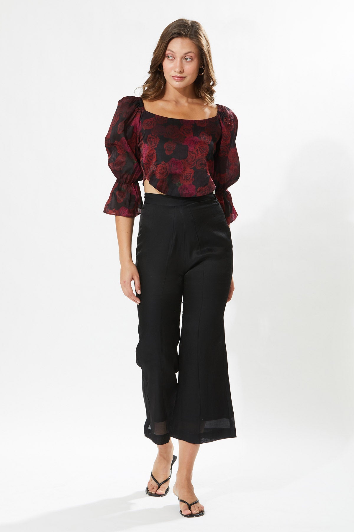 Buy Designer Meadow Red Printed Co-ord Set for Women at ScrollnShops