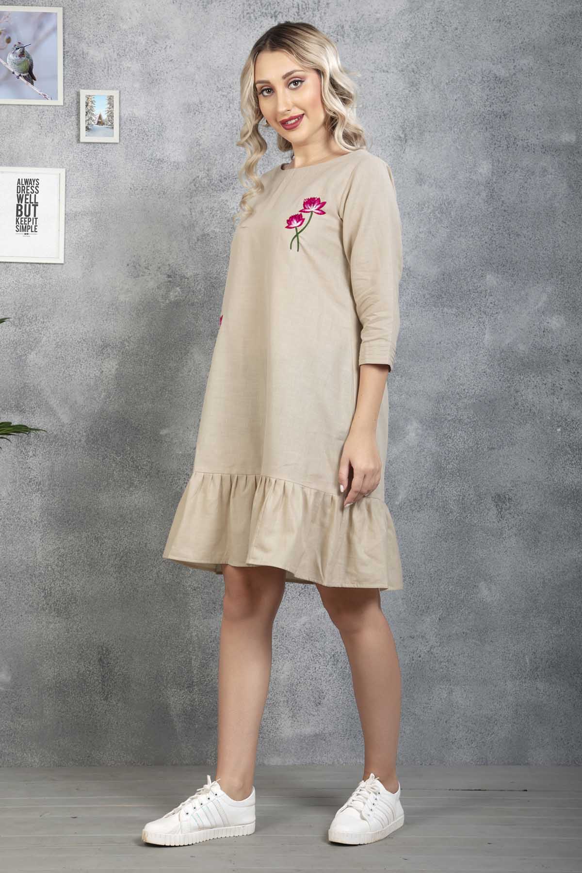 Resham Hand Embroidered Dress