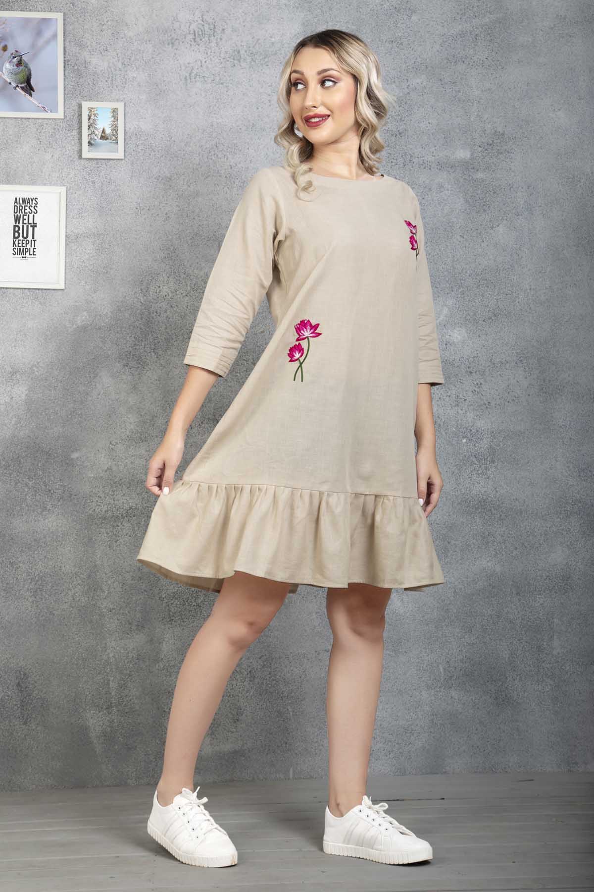 Resham Hand Embroidered Dress