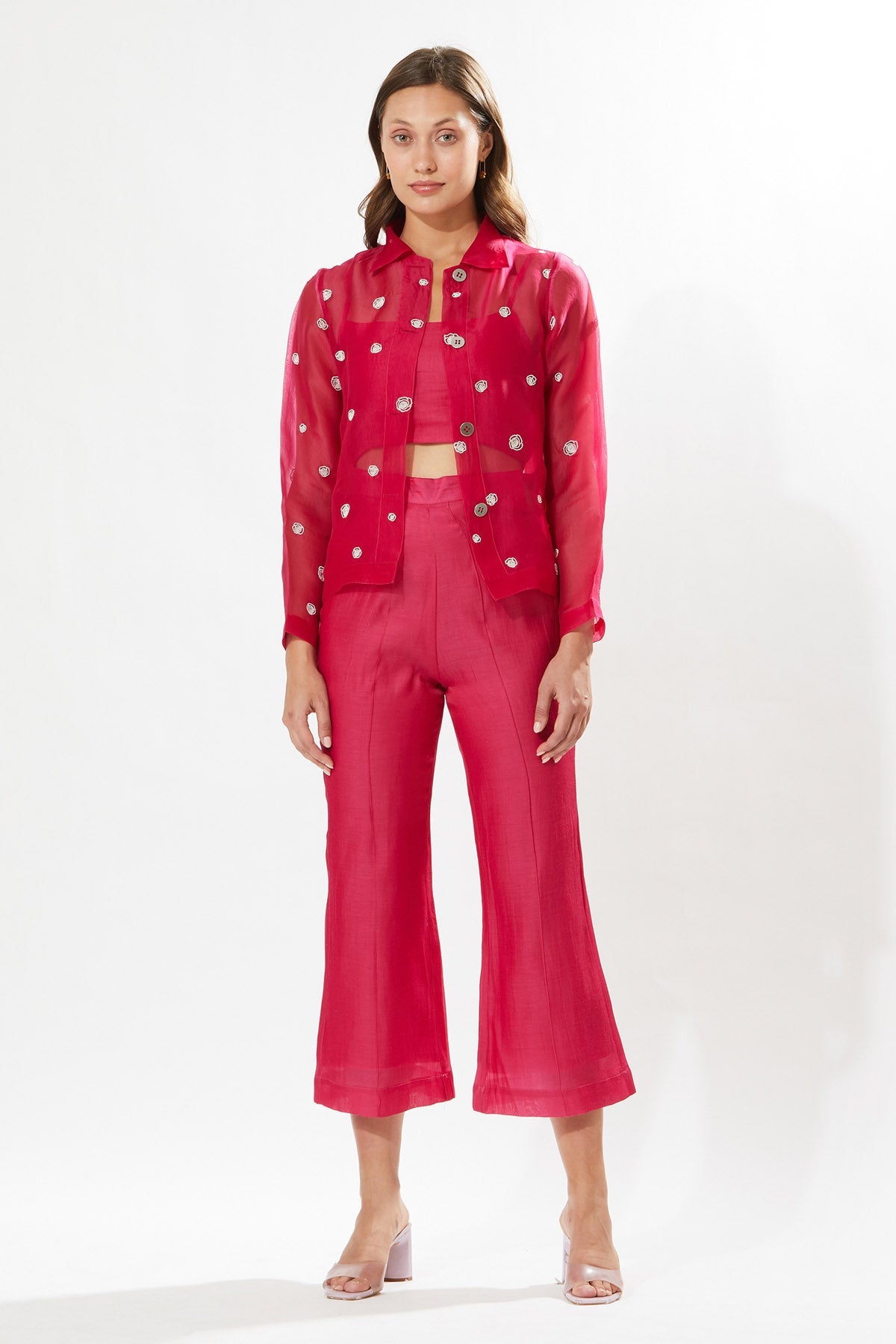 Buy Designer Meadow Rosa Embroidered Co-ord Set for Women at ScrollnShops