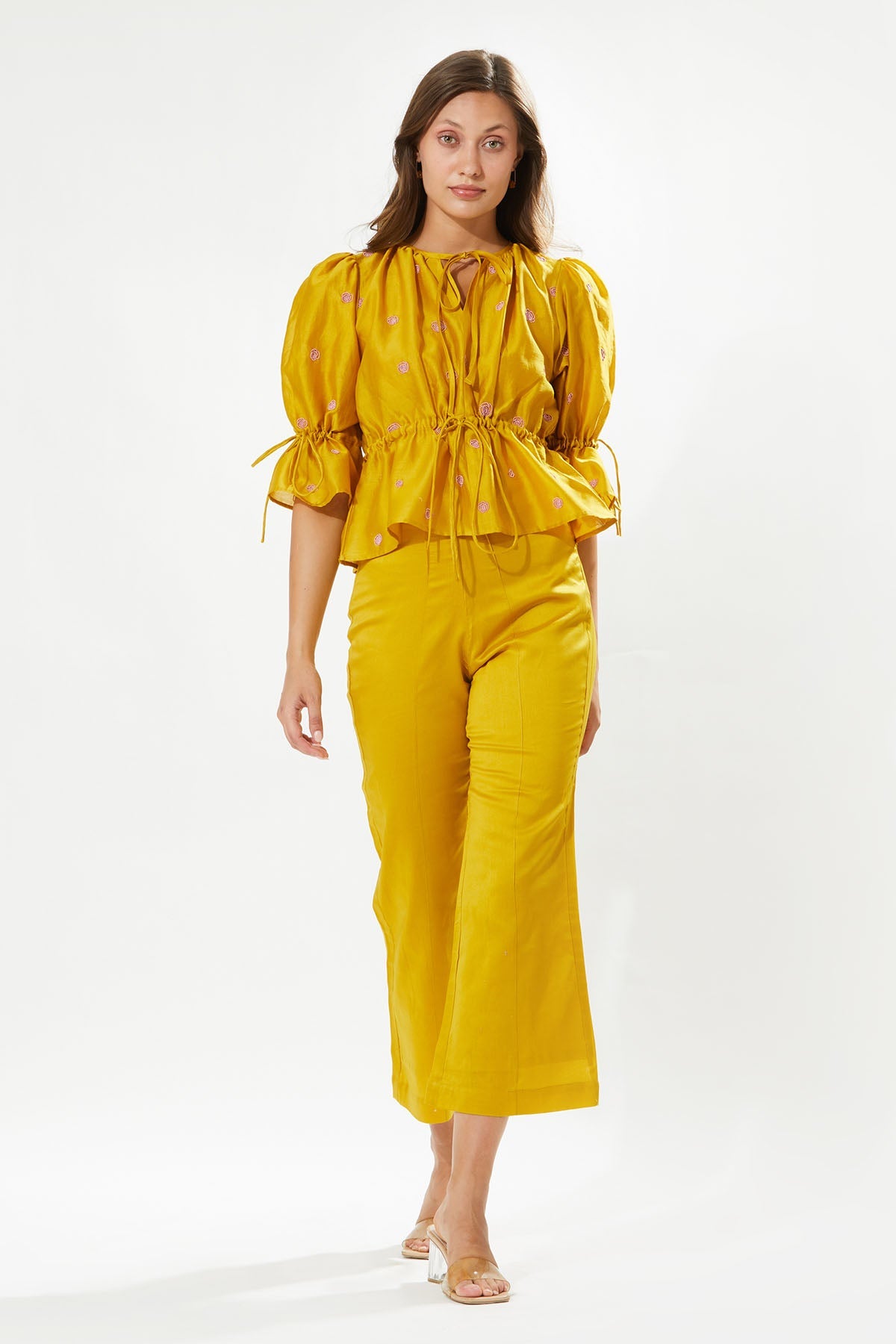 Buy Designer Meadow Rosa Embroidered Top for Women at ScrollnShops