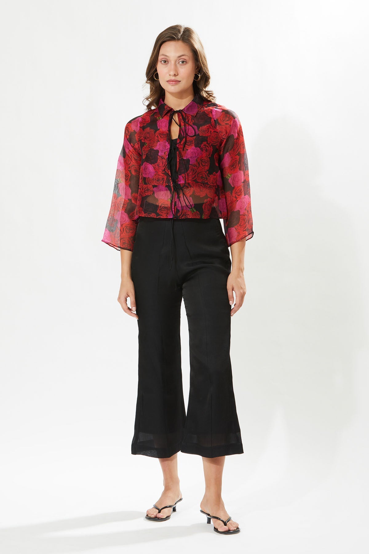 Buy Designer Meadow Rosa Print Jacket & Pant Set for Women at ScrollnShops