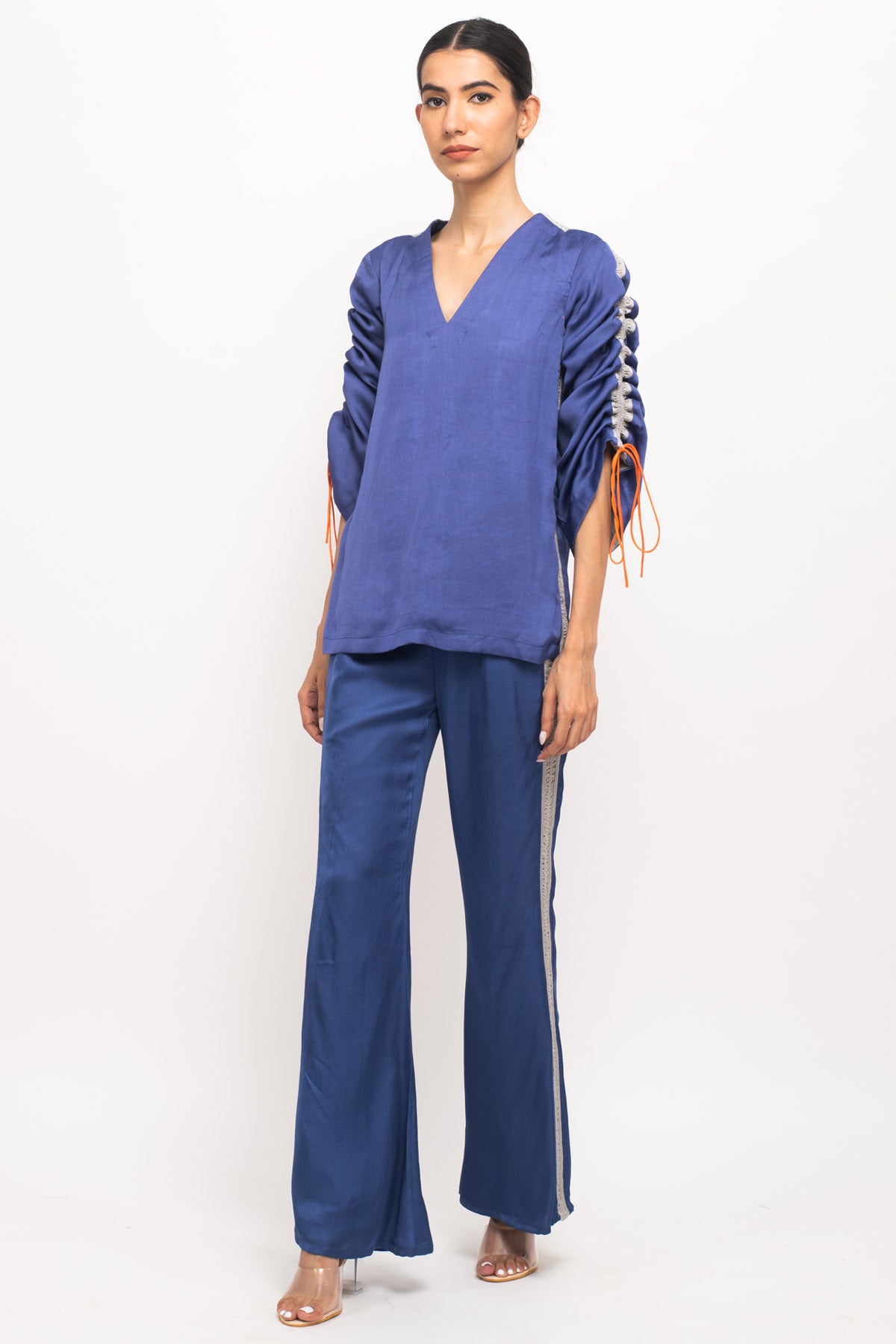 Ruched Full Sleeves Co-ord Set