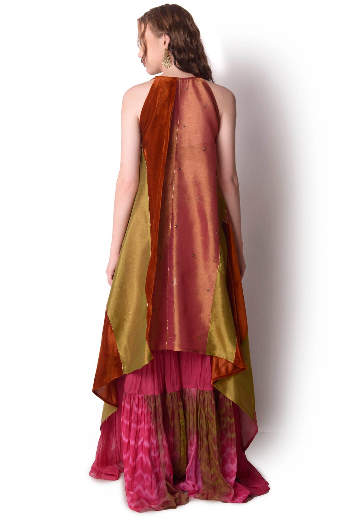 Sequins Patchwork Jacket Set