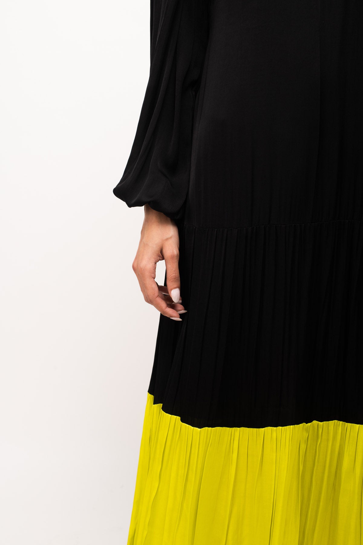 Solid Textured Maxi Dress