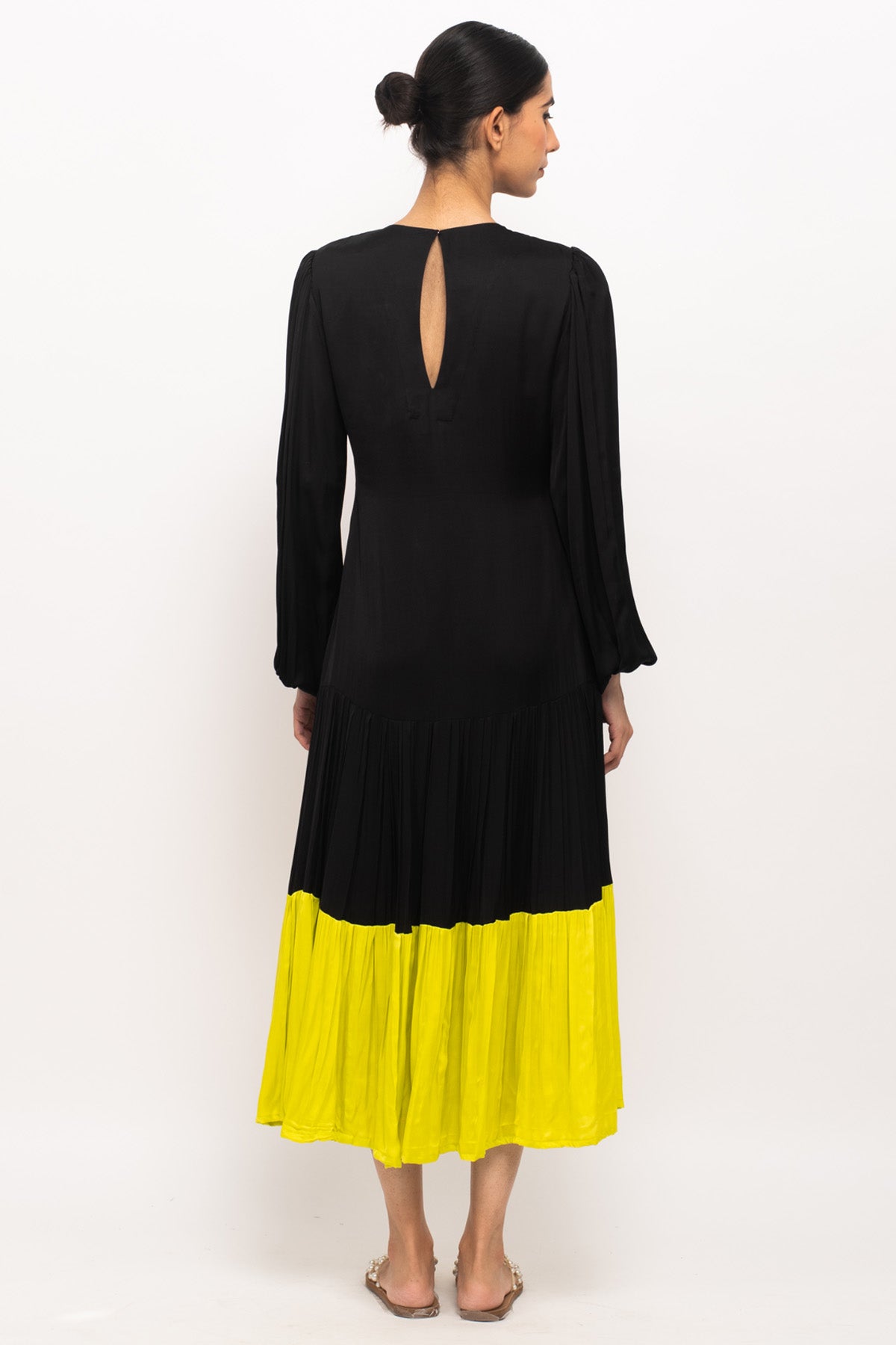 Solid Textured Maxi Dress