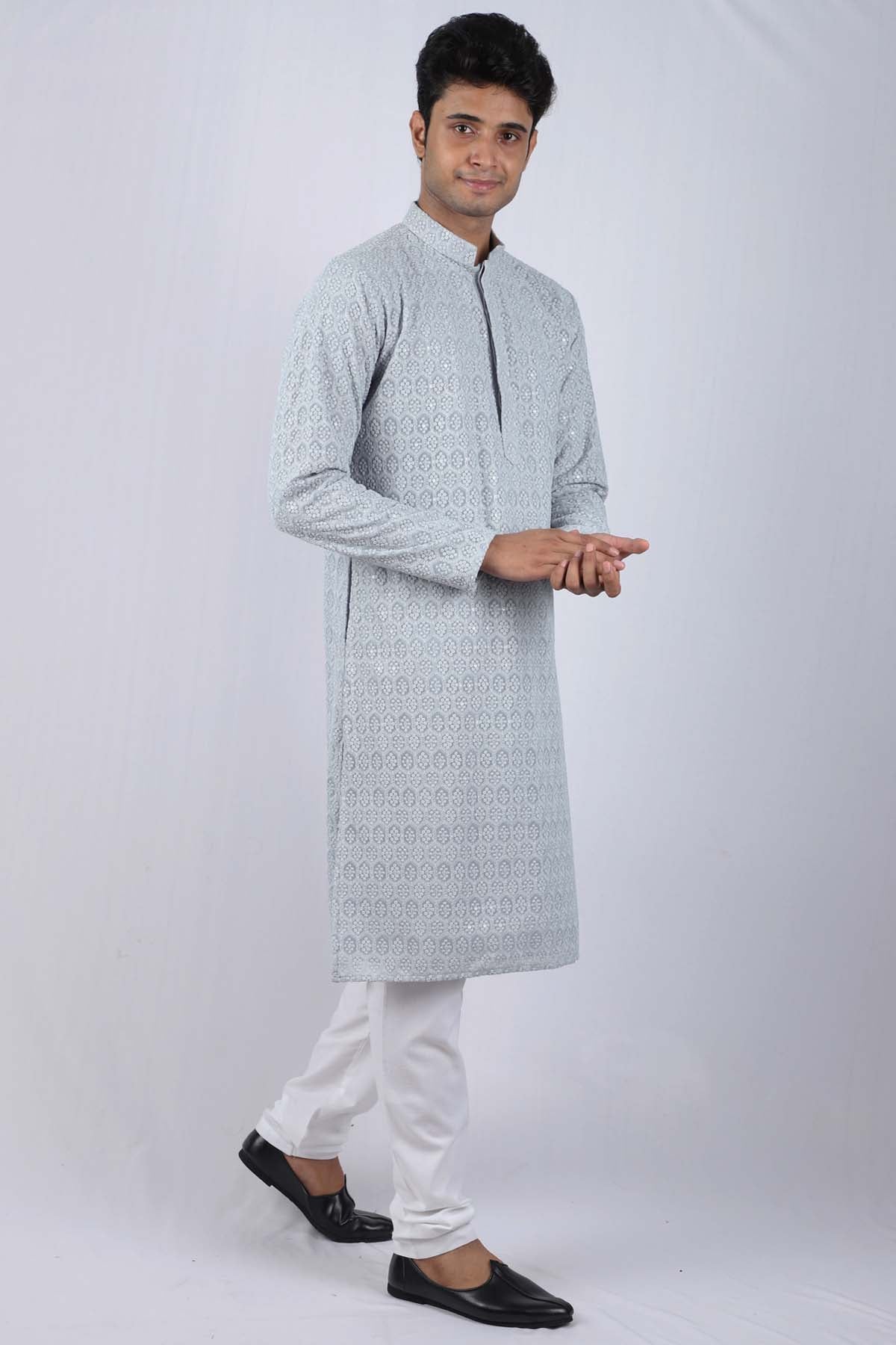 Sundar Embroidered Kurta Set