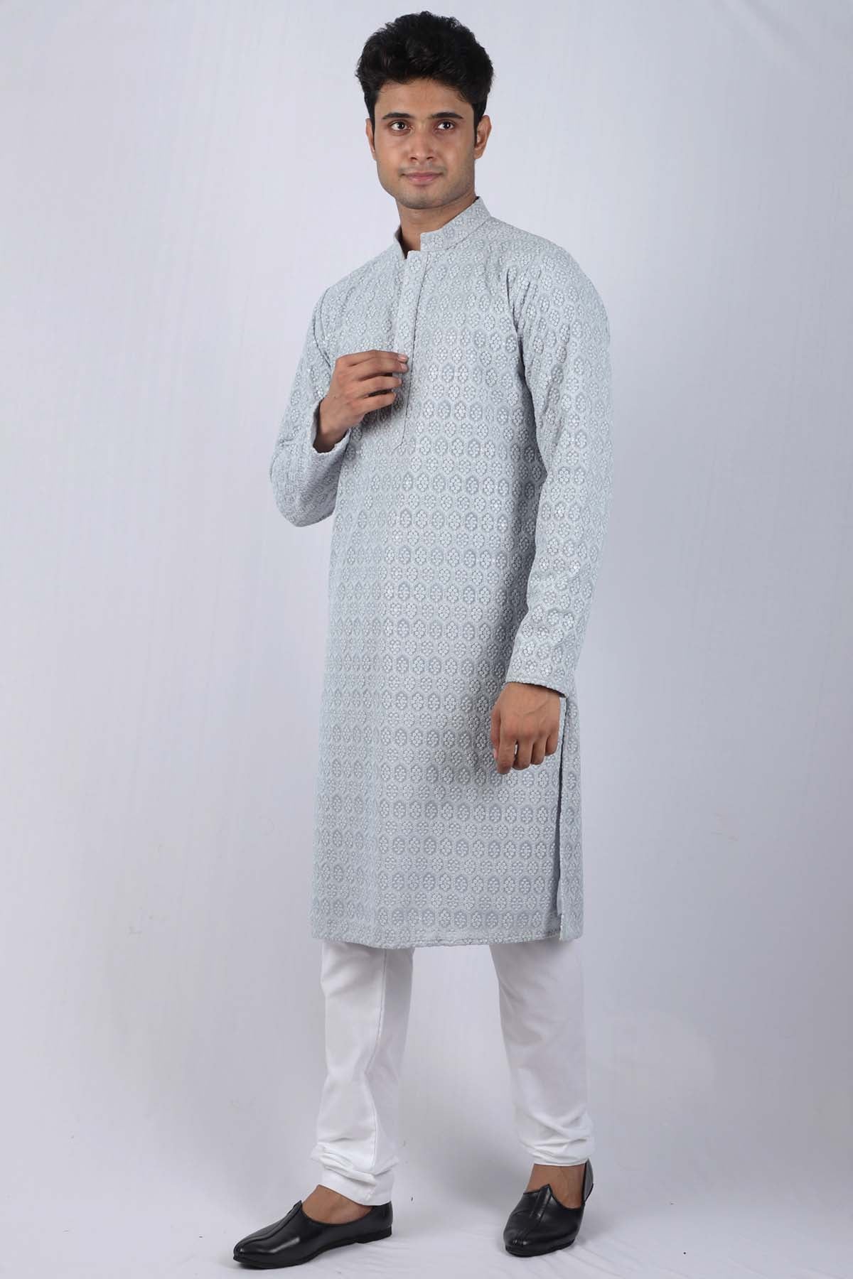 Sundar Embroidered Kurta Set