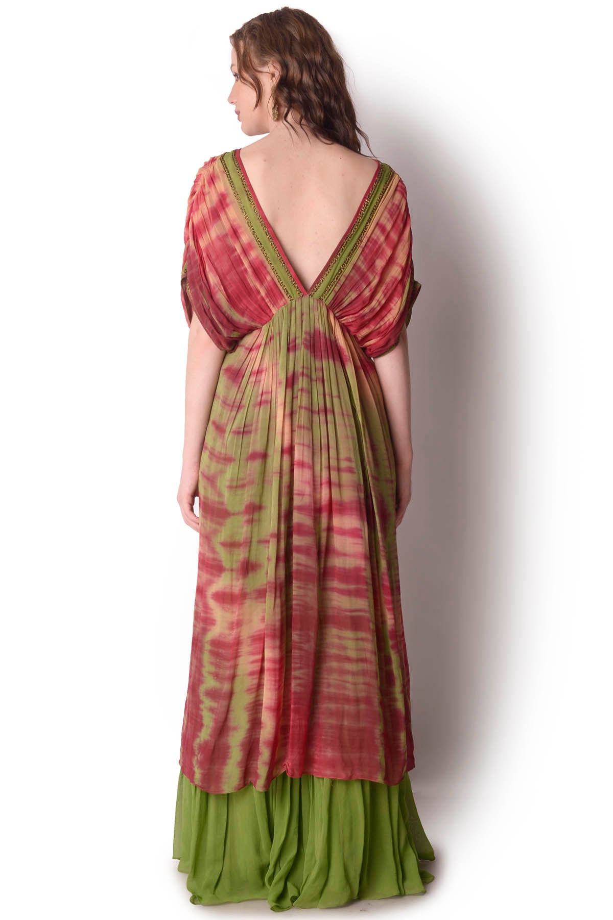 Tie-Dye Gathered Tunic & Sharara