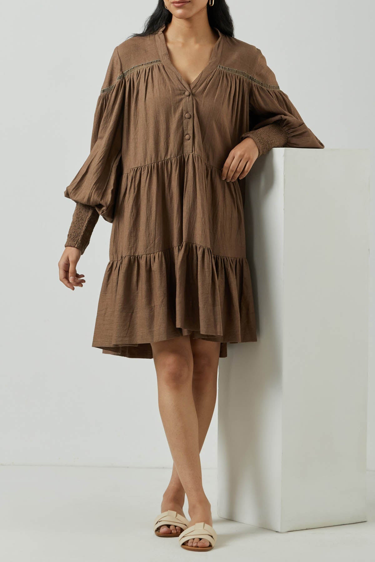 Buy Markkah Studio Voluminous Tiered Dress for Women Online at ScrollnShops