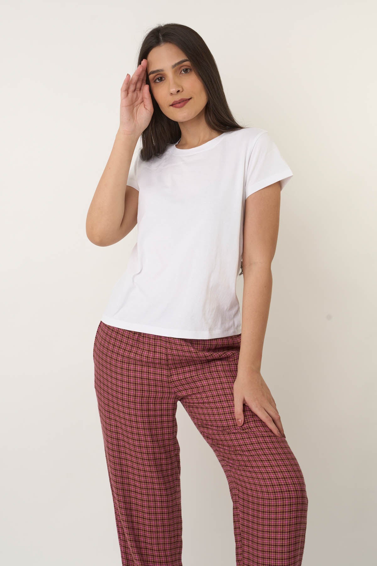 Buy Designer White Crew Neck T-shirt Online