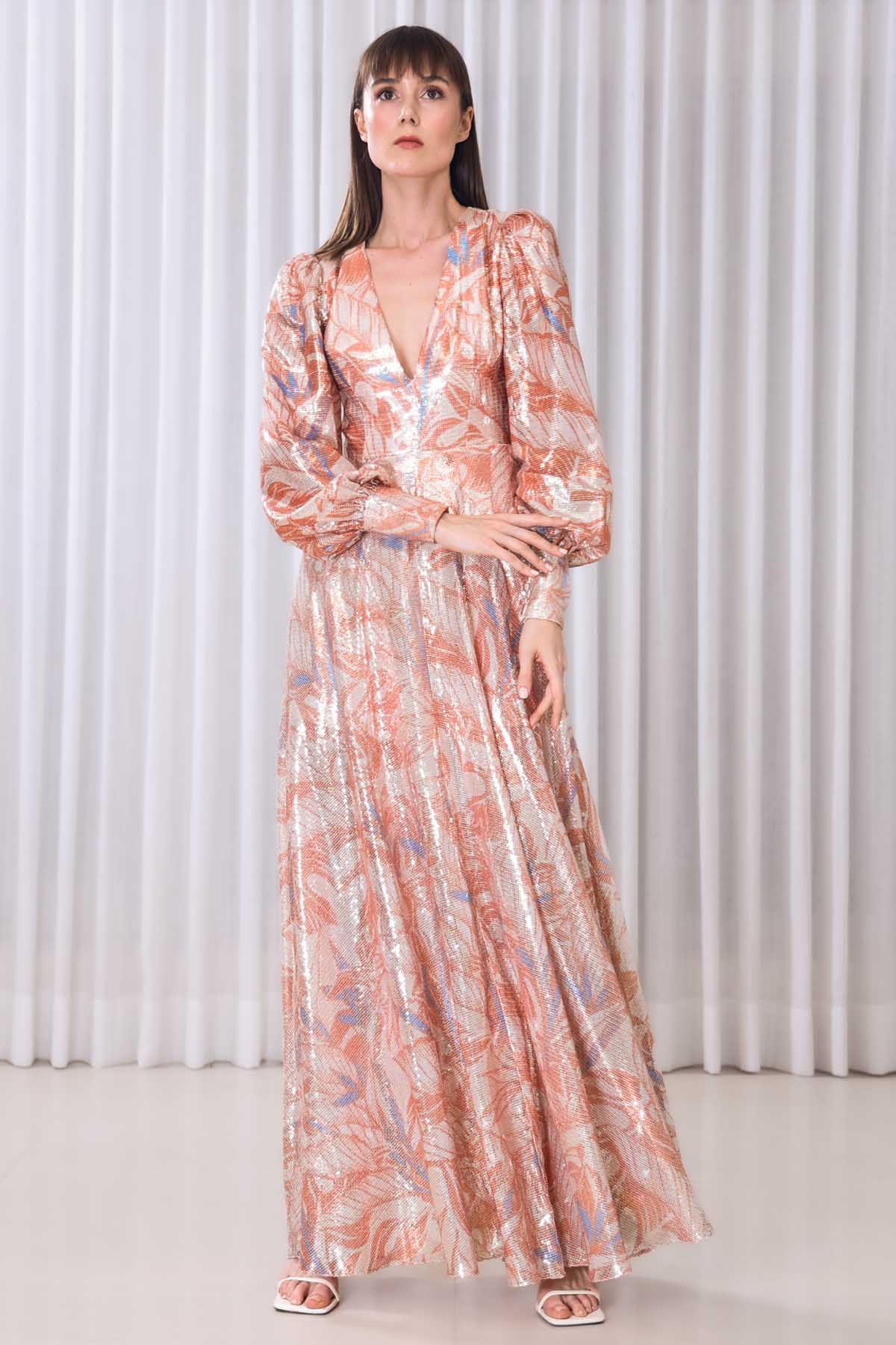 Buy Willow Printed A-line Dress by Mandira Wirk