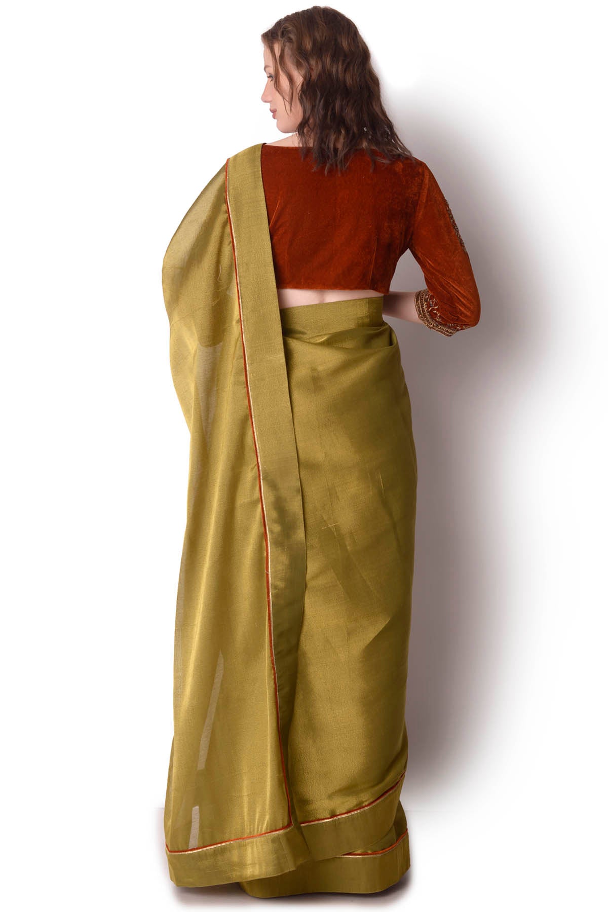 Zardosi Tissue Saree & Blouse