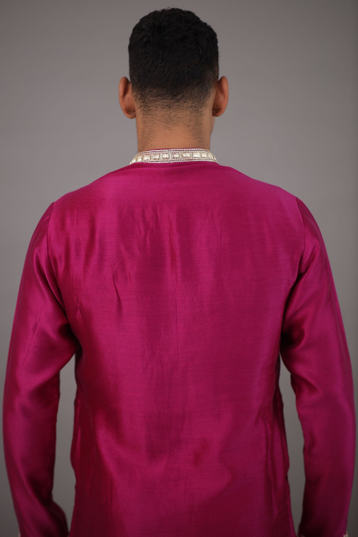 Zardozi Chanderi Kurta Set