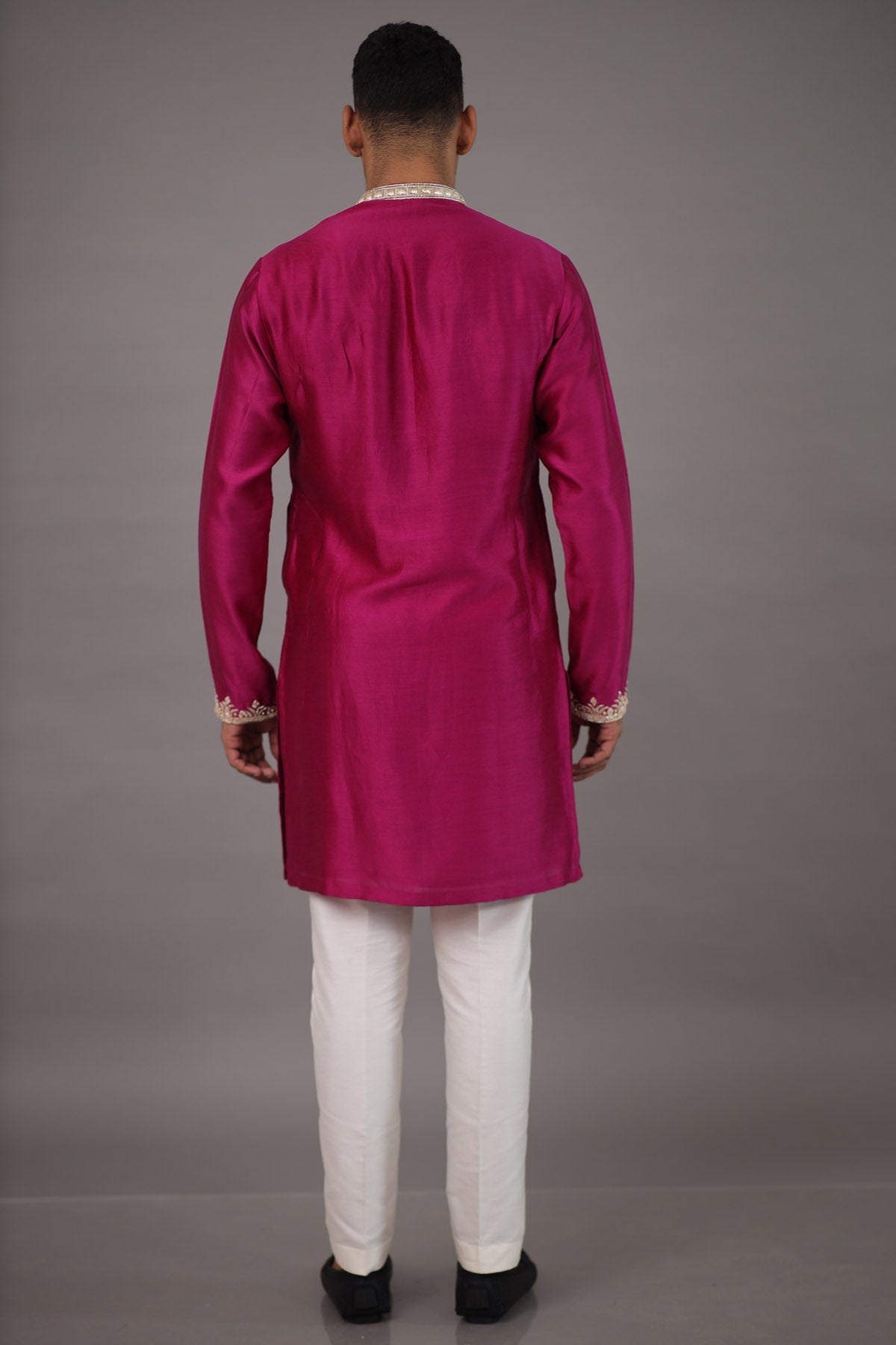 Zardozi Chanderi Kurta Set