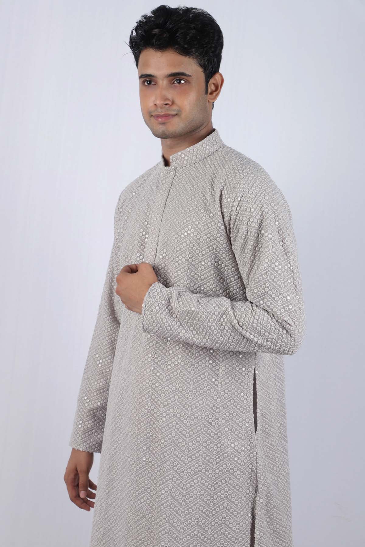Zig Zag Mirror Tipu Kurta Set