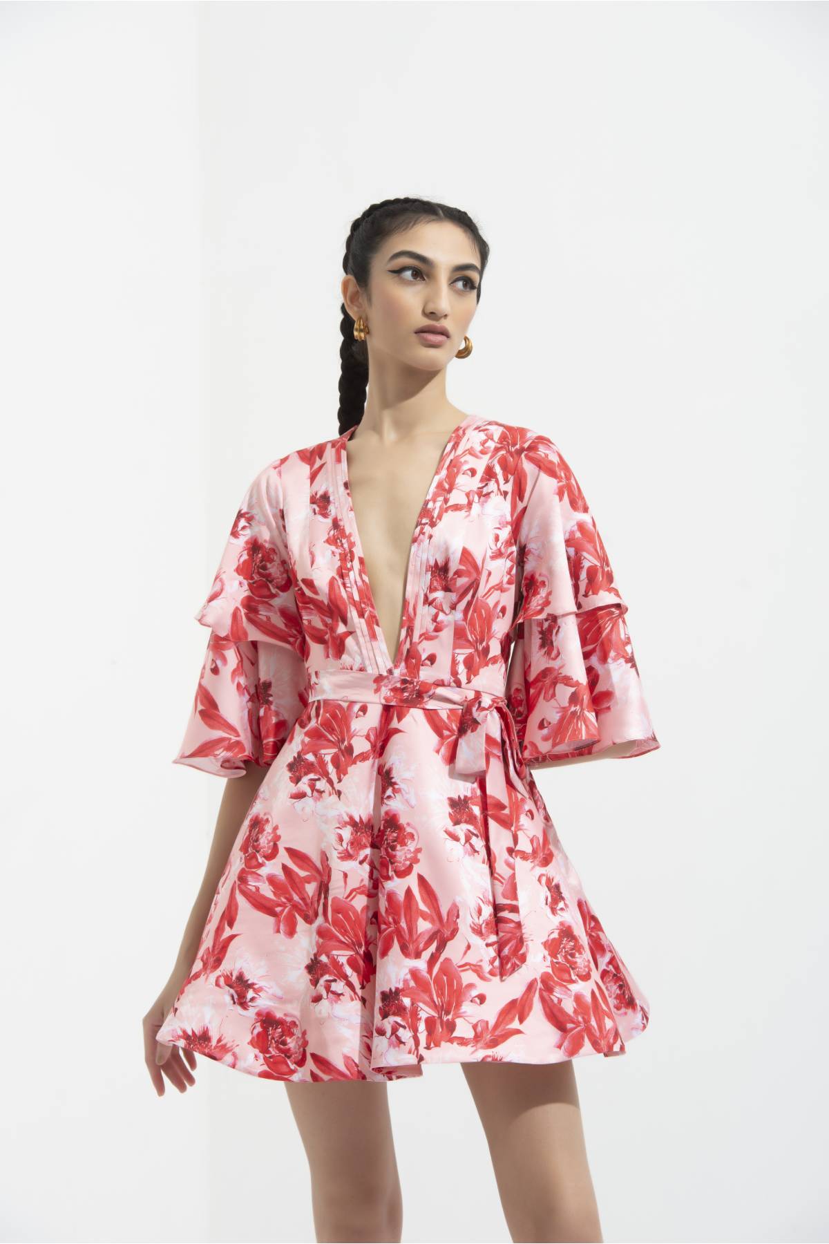 A-Line Printed Dress