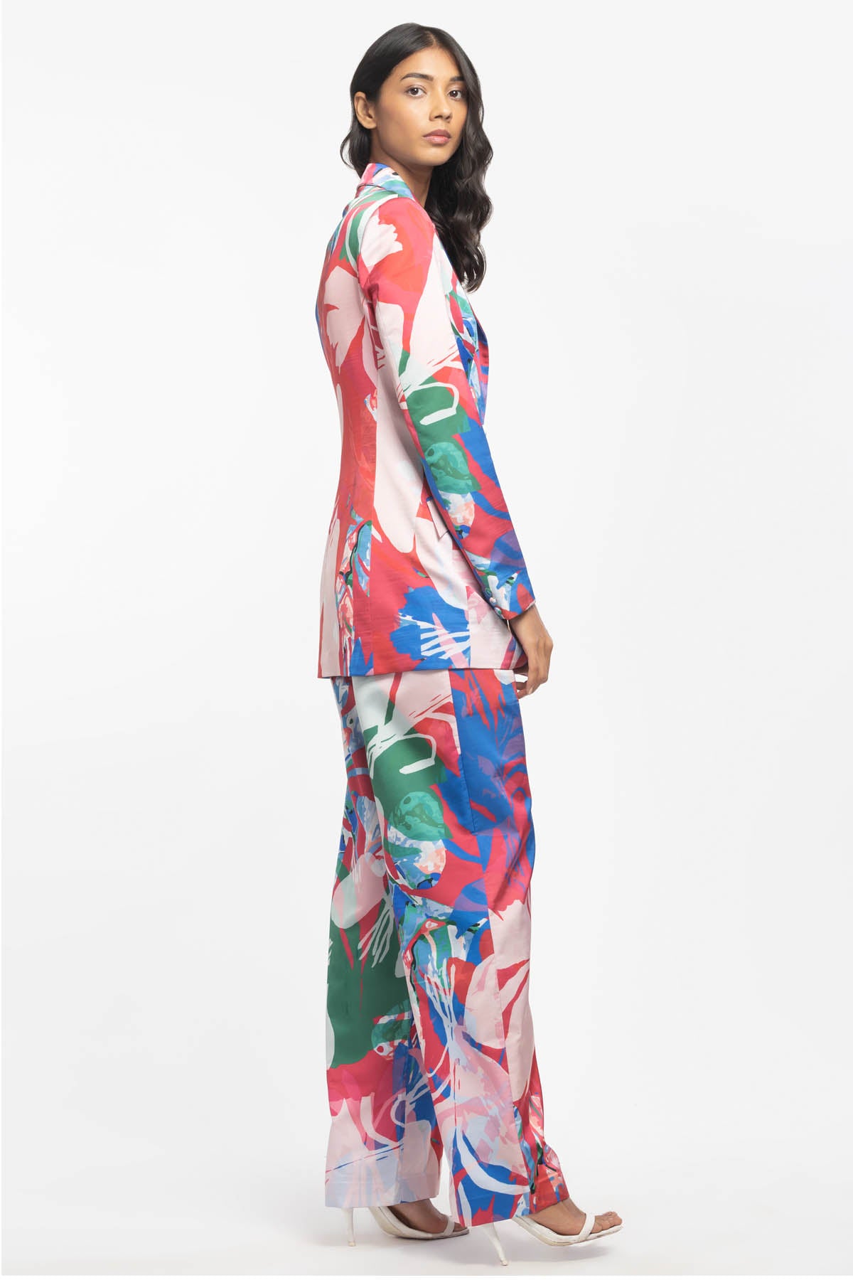 Abstract Jacket & Pant Set