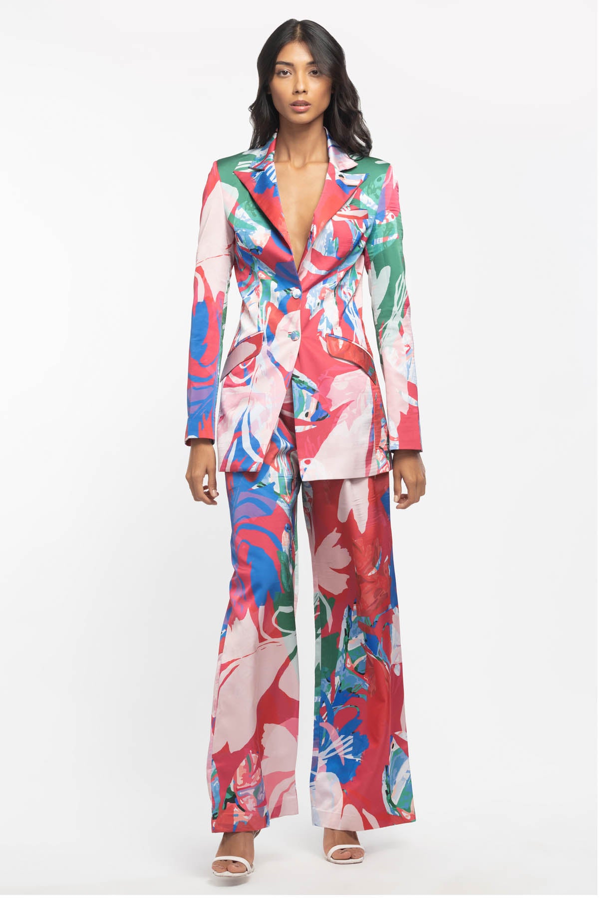 Abstract Jacket & Pant Set