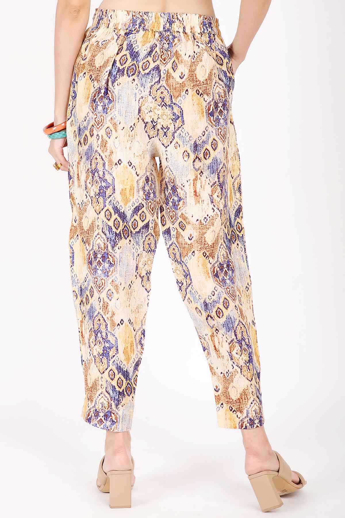Ajrakh Printed Linen Pants