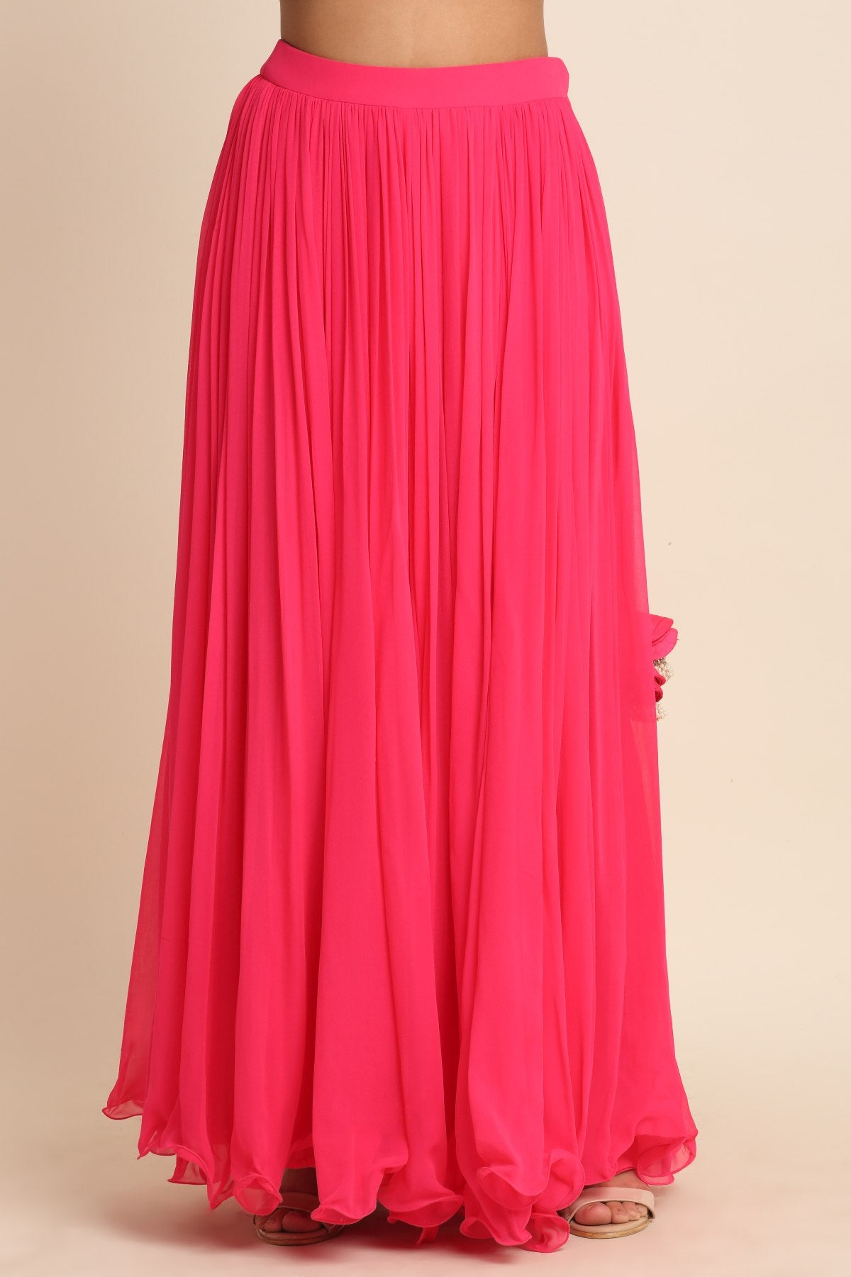 Angrakha Kurta & Skirt Set