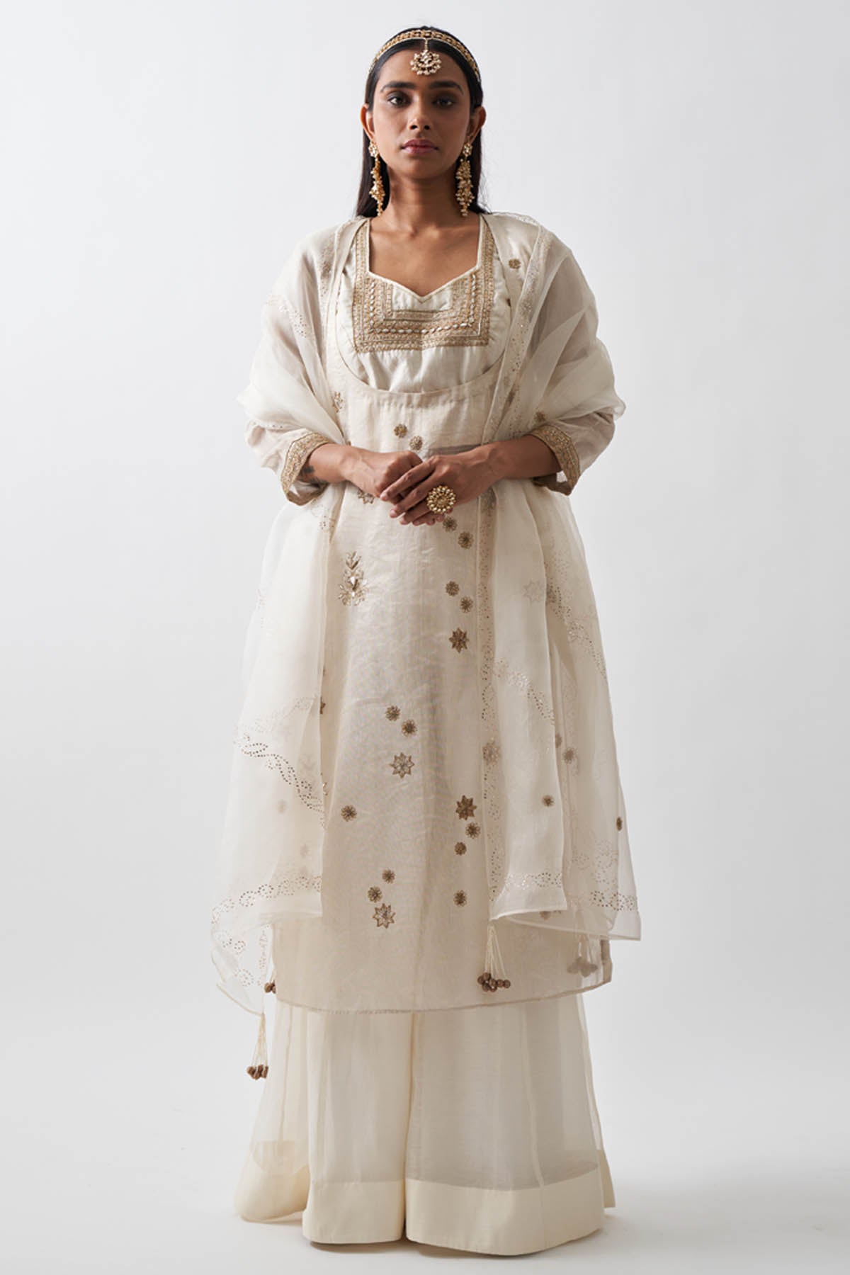 Ari Zardosi Kalidar Sharara Set