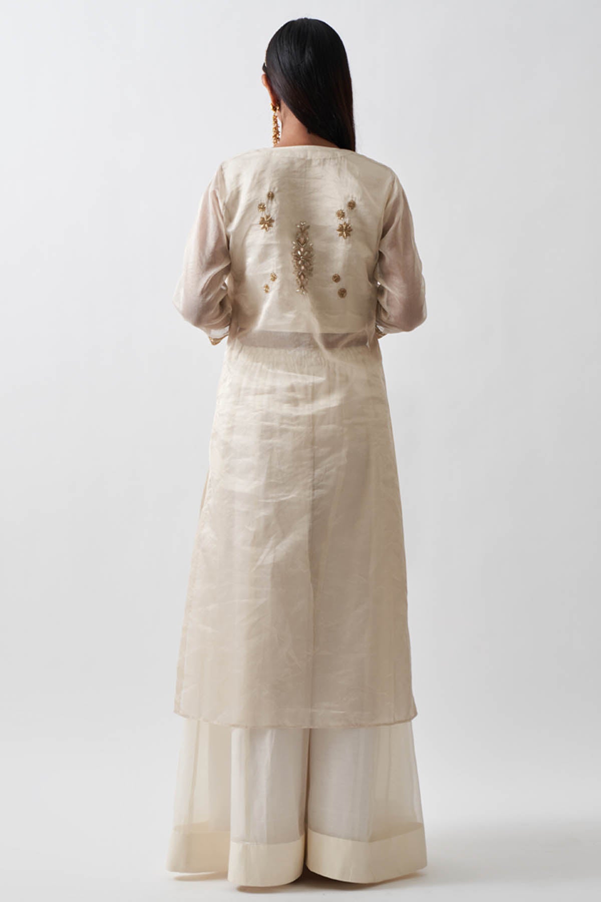 Ari Zardosi Kalidar Sharara Set