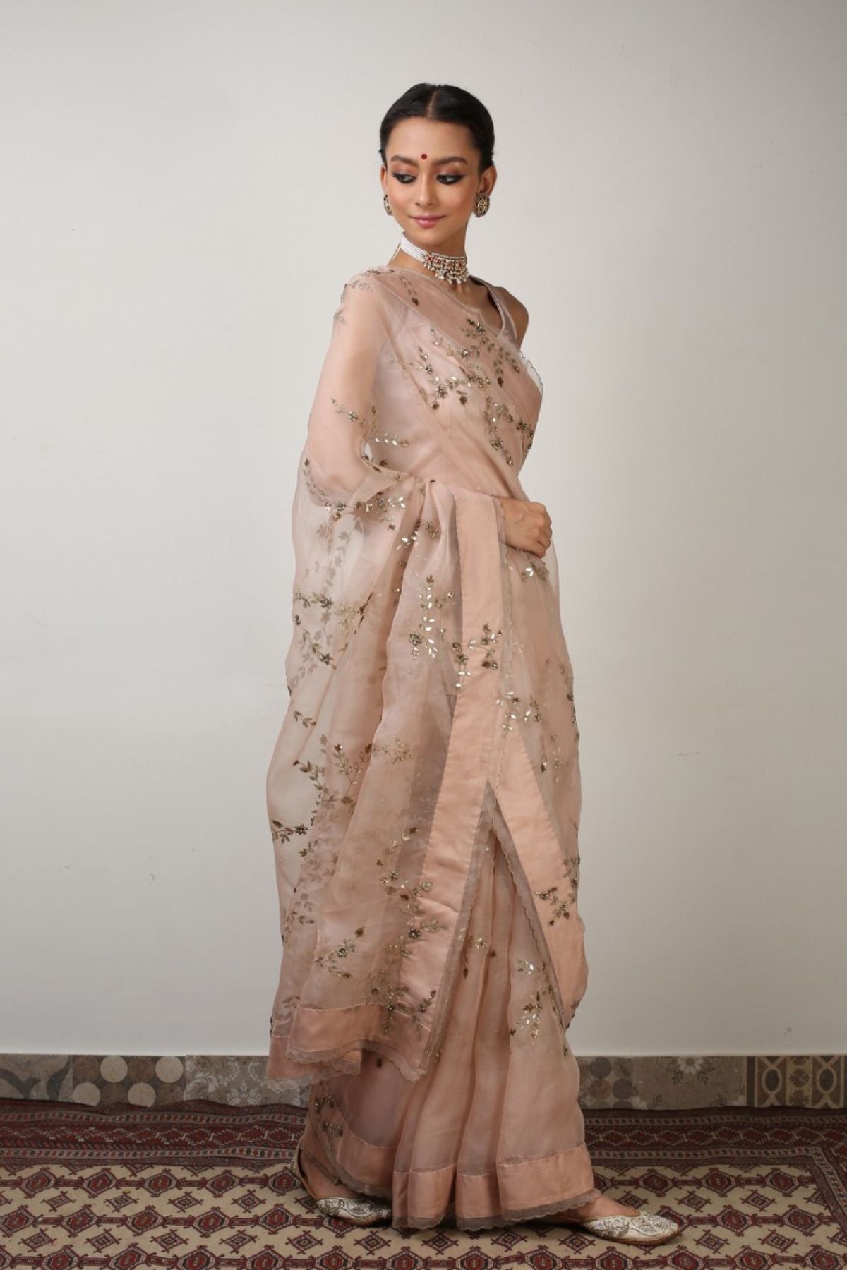Ari Zardosi Saree Set