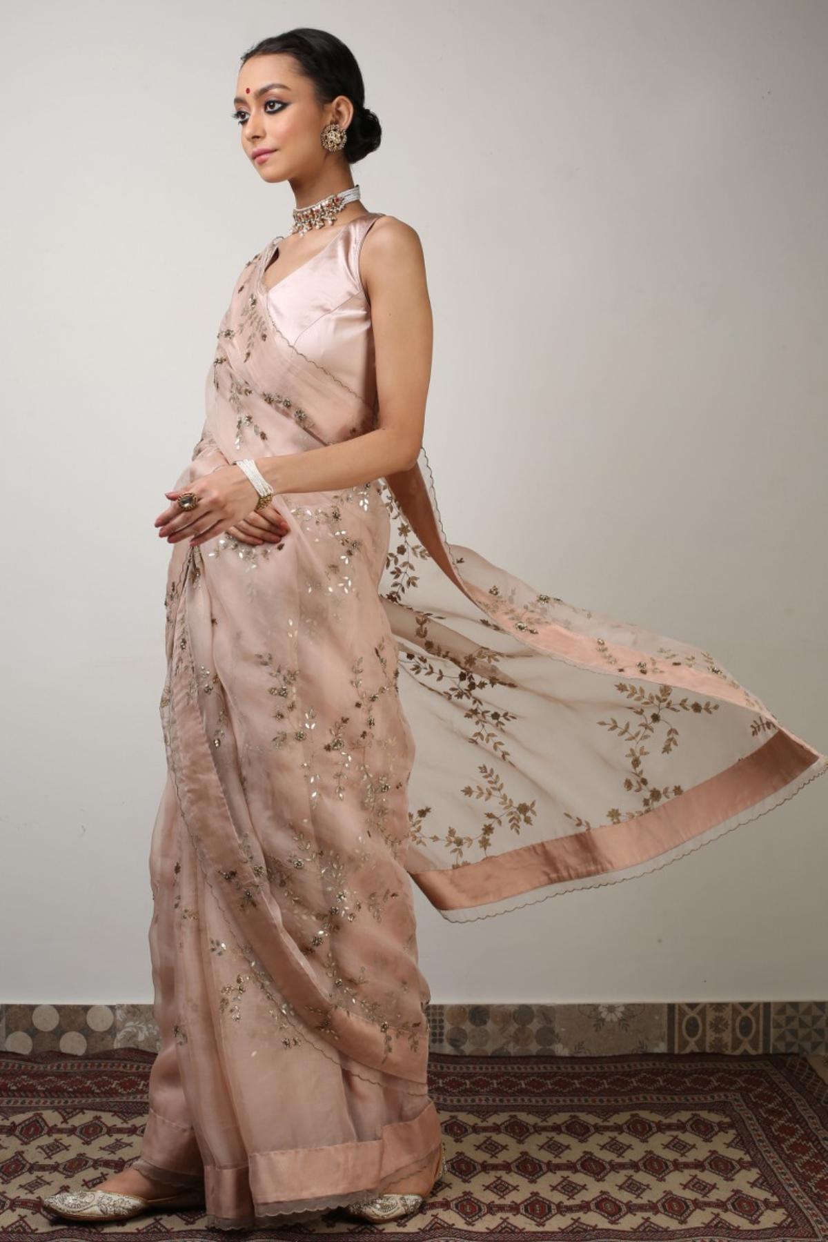 Ari Zardosi Saree Set