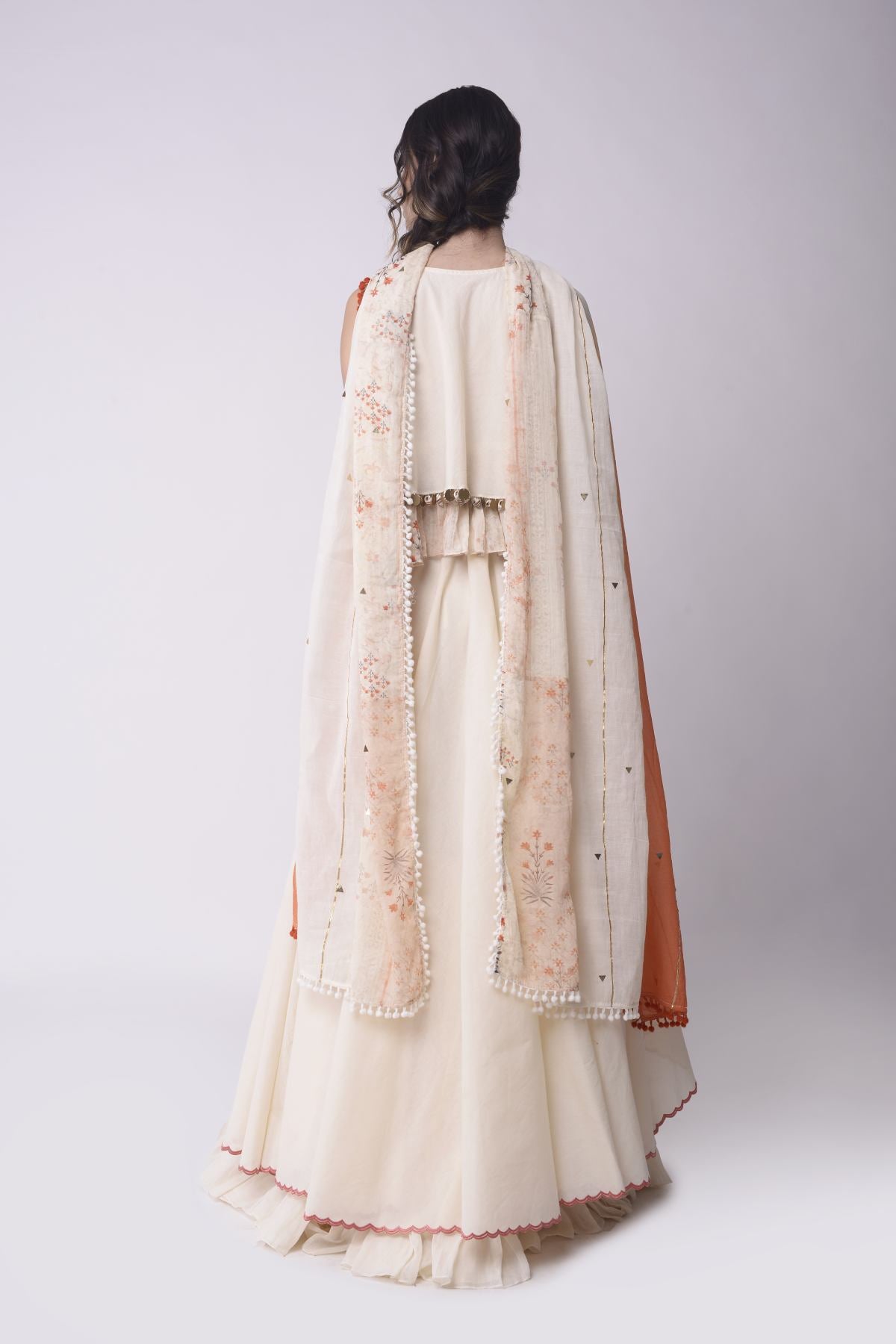 Asymmetric Skirt Set