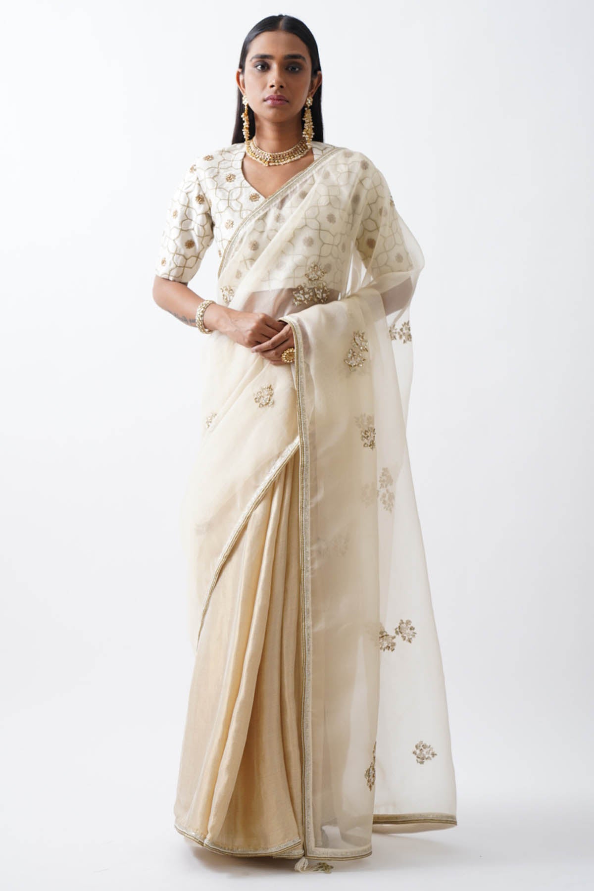 Banarasi Ari Zardosi Saree