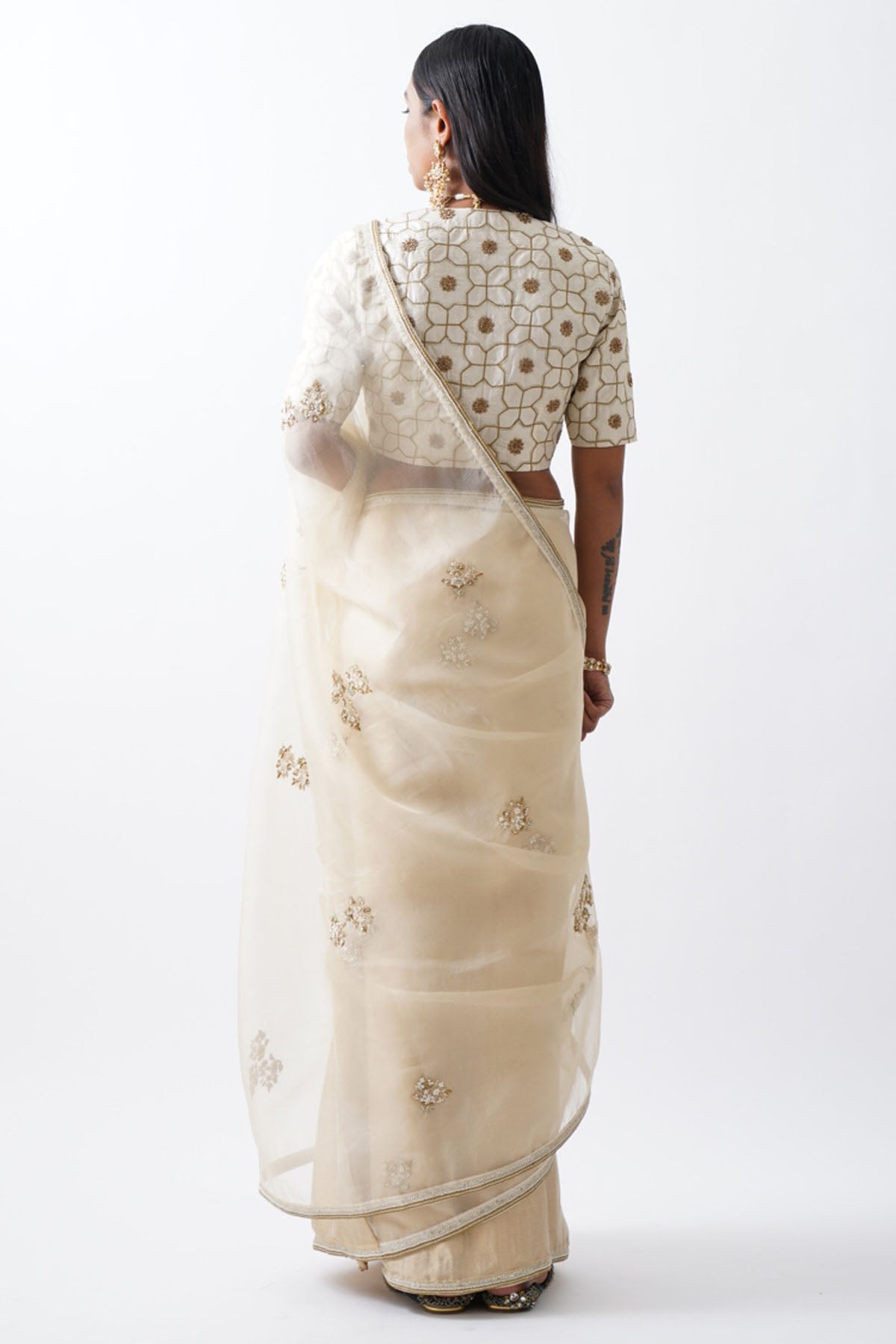 Banarasi Ari Zardosi Saree