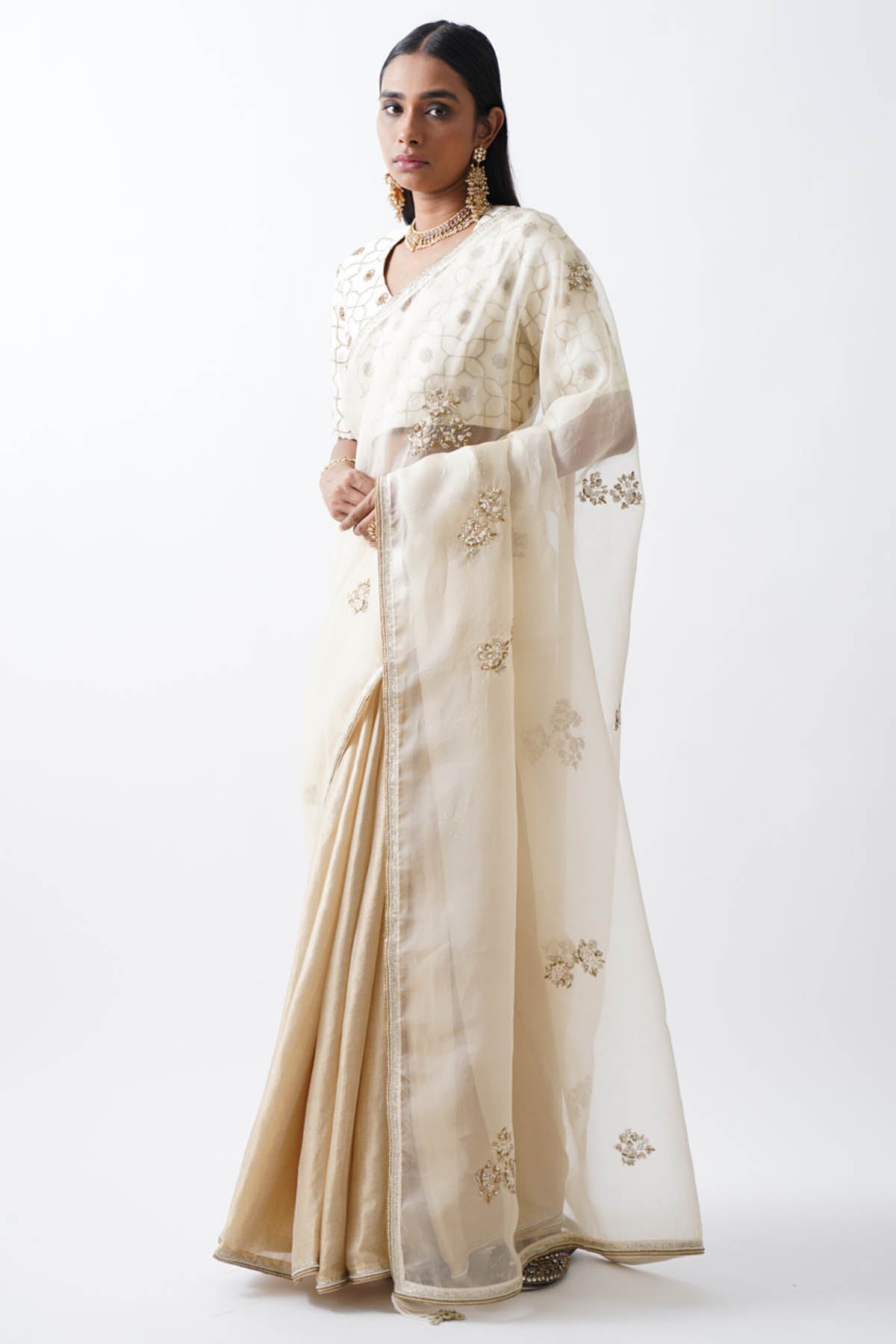 Banarasi Ari Zardosi Saree