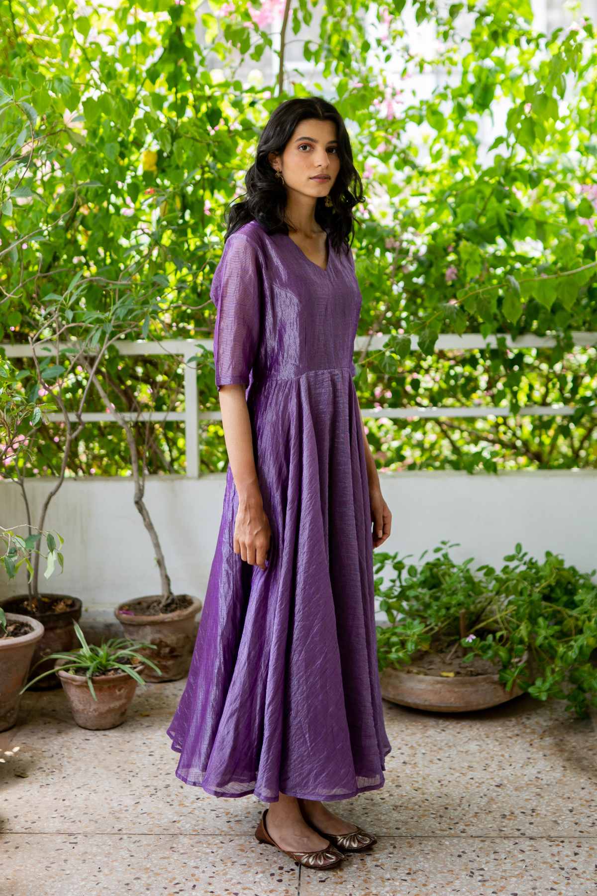Banarasi Zari Gher Dress