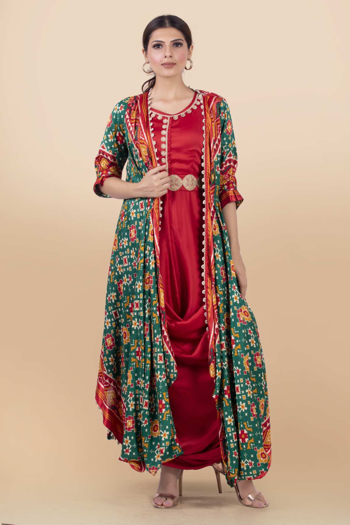 Buy Banarsi Silk Dress Set for Women Online