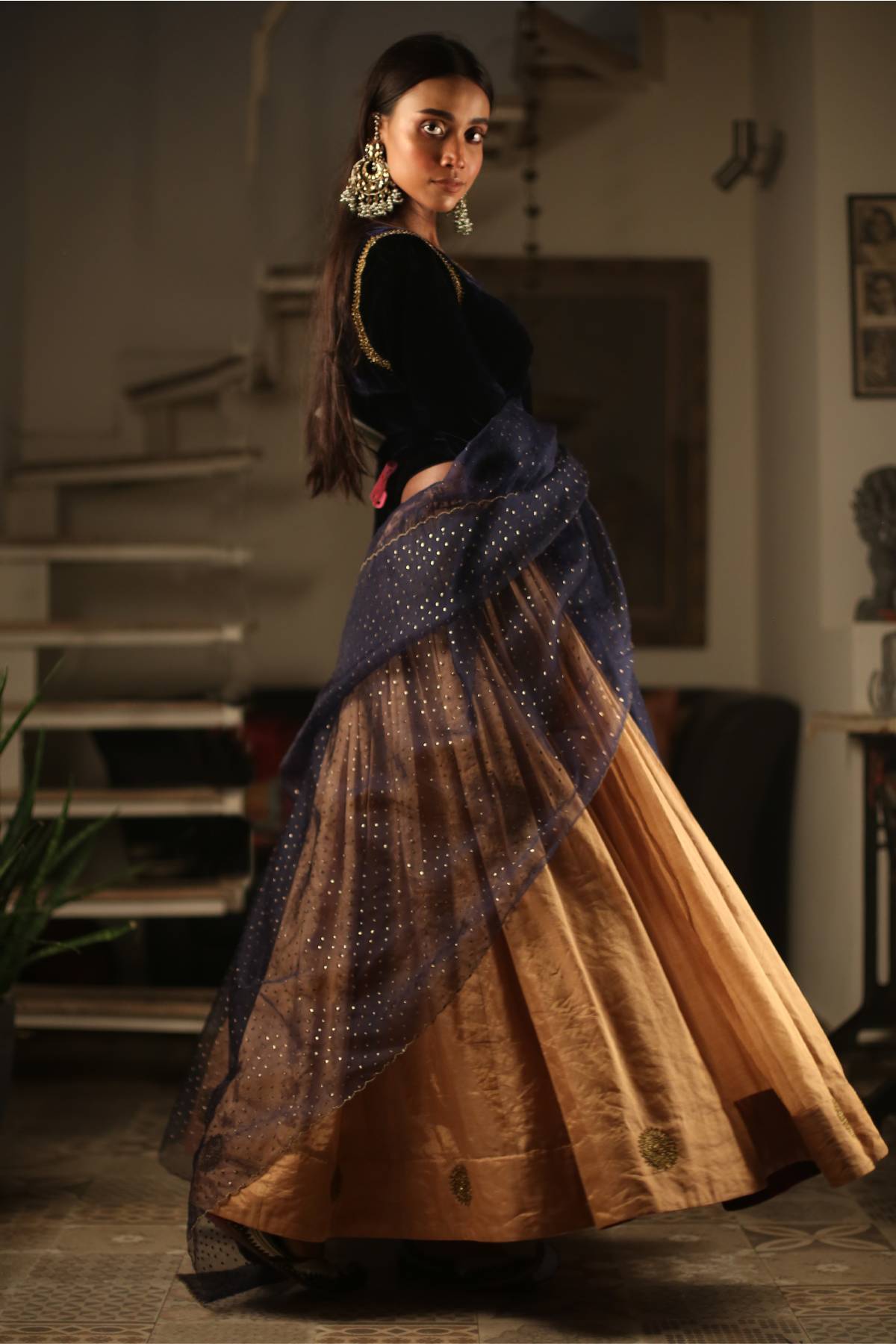 Banarsi Silk Lehenga Set